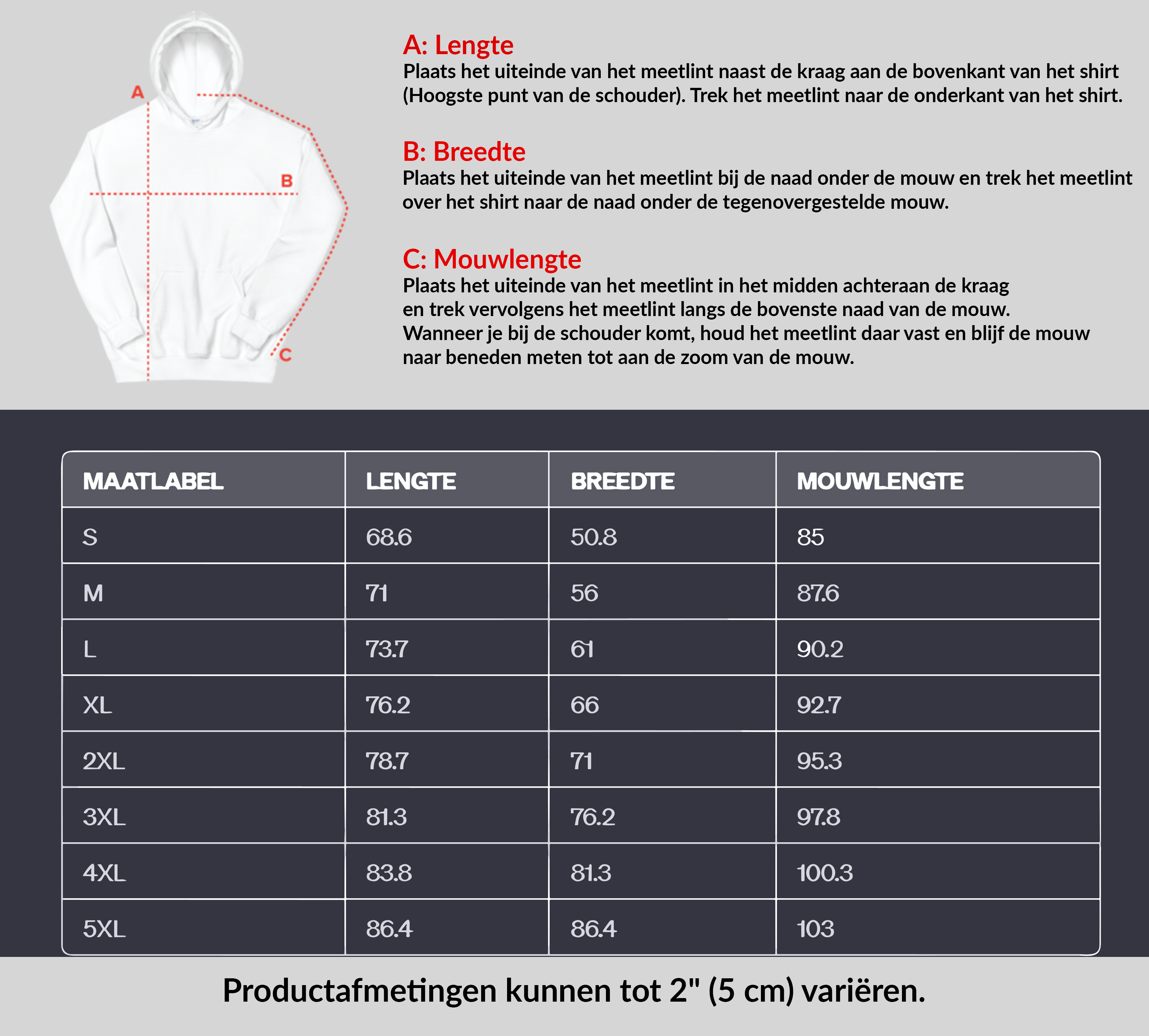 Unisex hoodie (Mijn therapeut drinkt benzine) Motorrijders<3 Size Guide