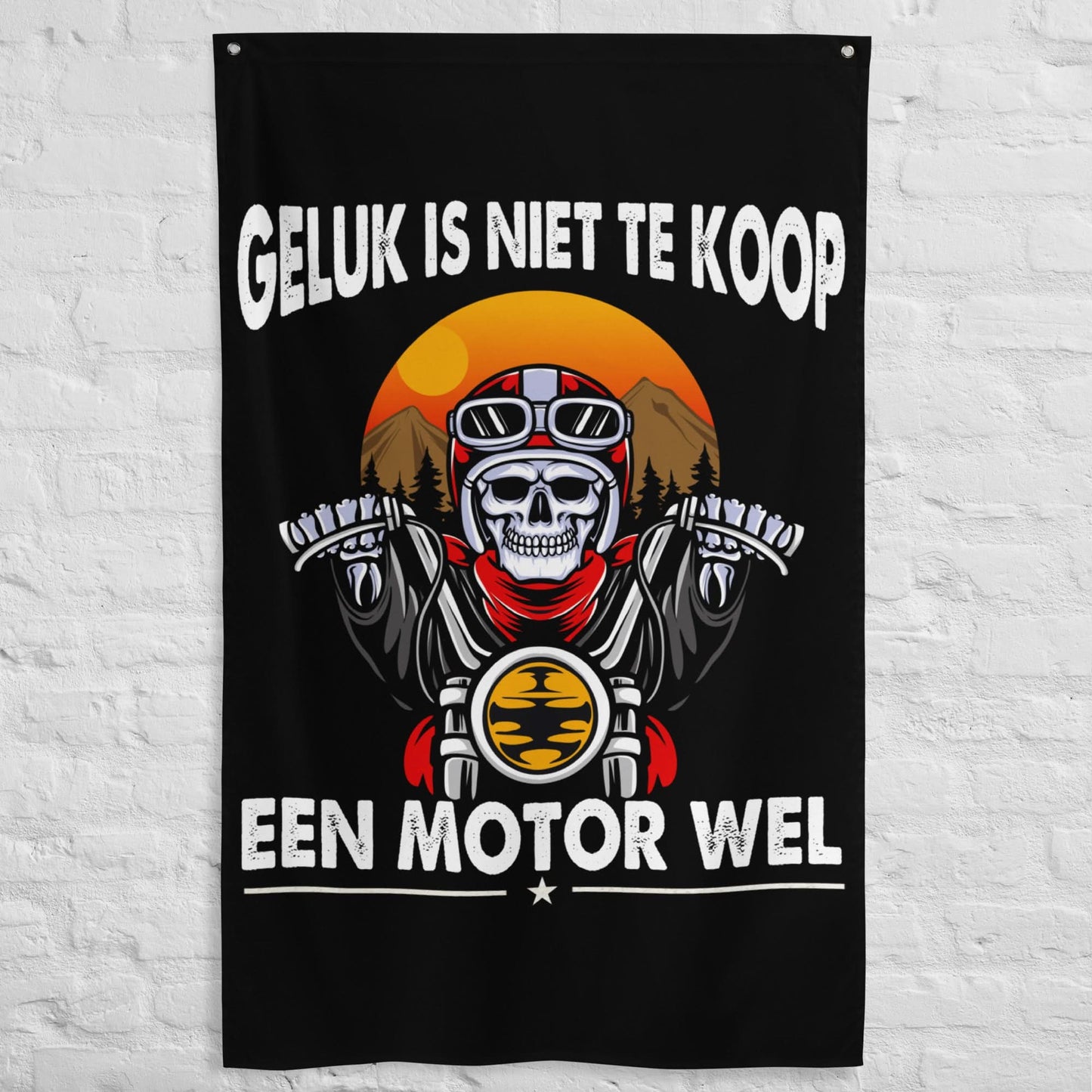 Spandoek (Geluk is niet te koop, een motor wel!)