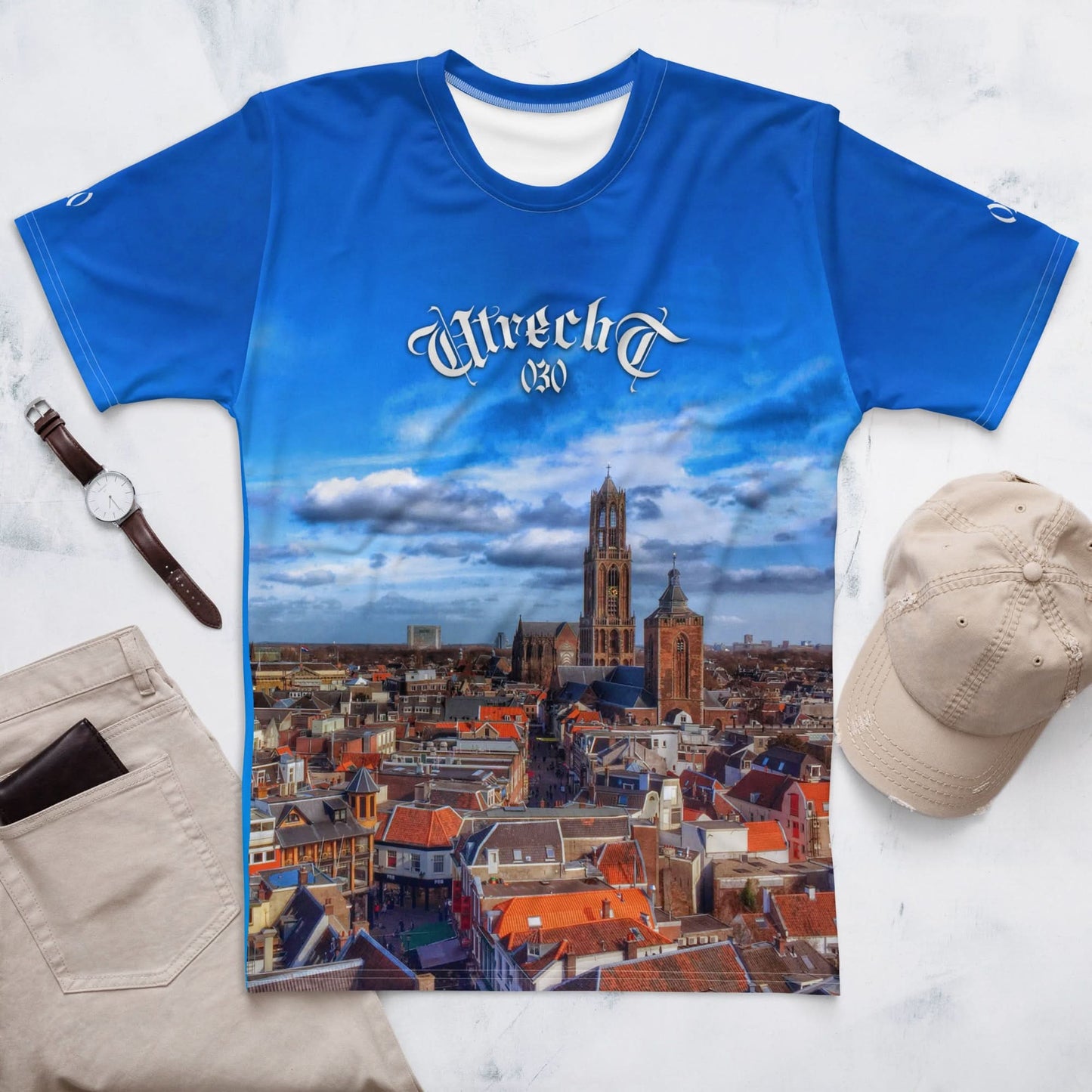 Heren Sublimatie T-shirt (Utrecht City 030)