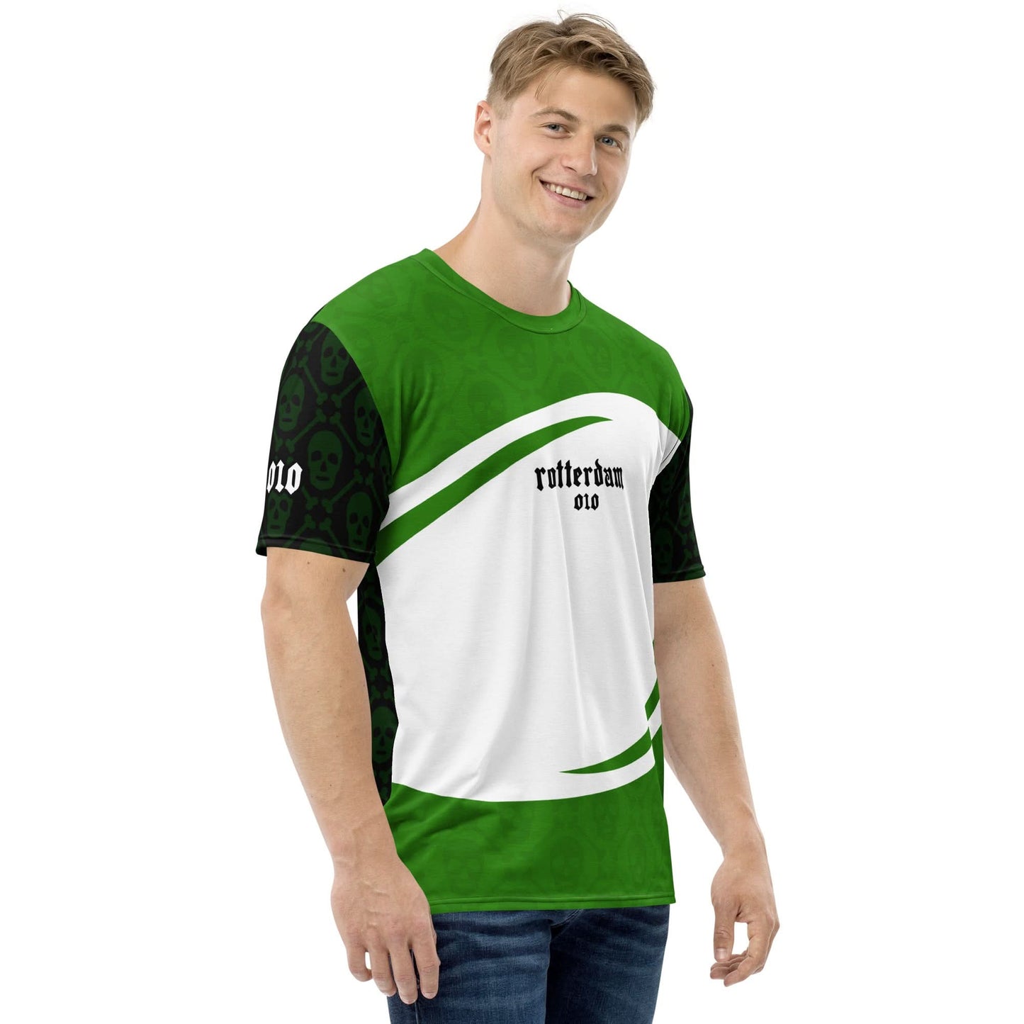 Heren AOP T-shirt Rotterdamse structuur