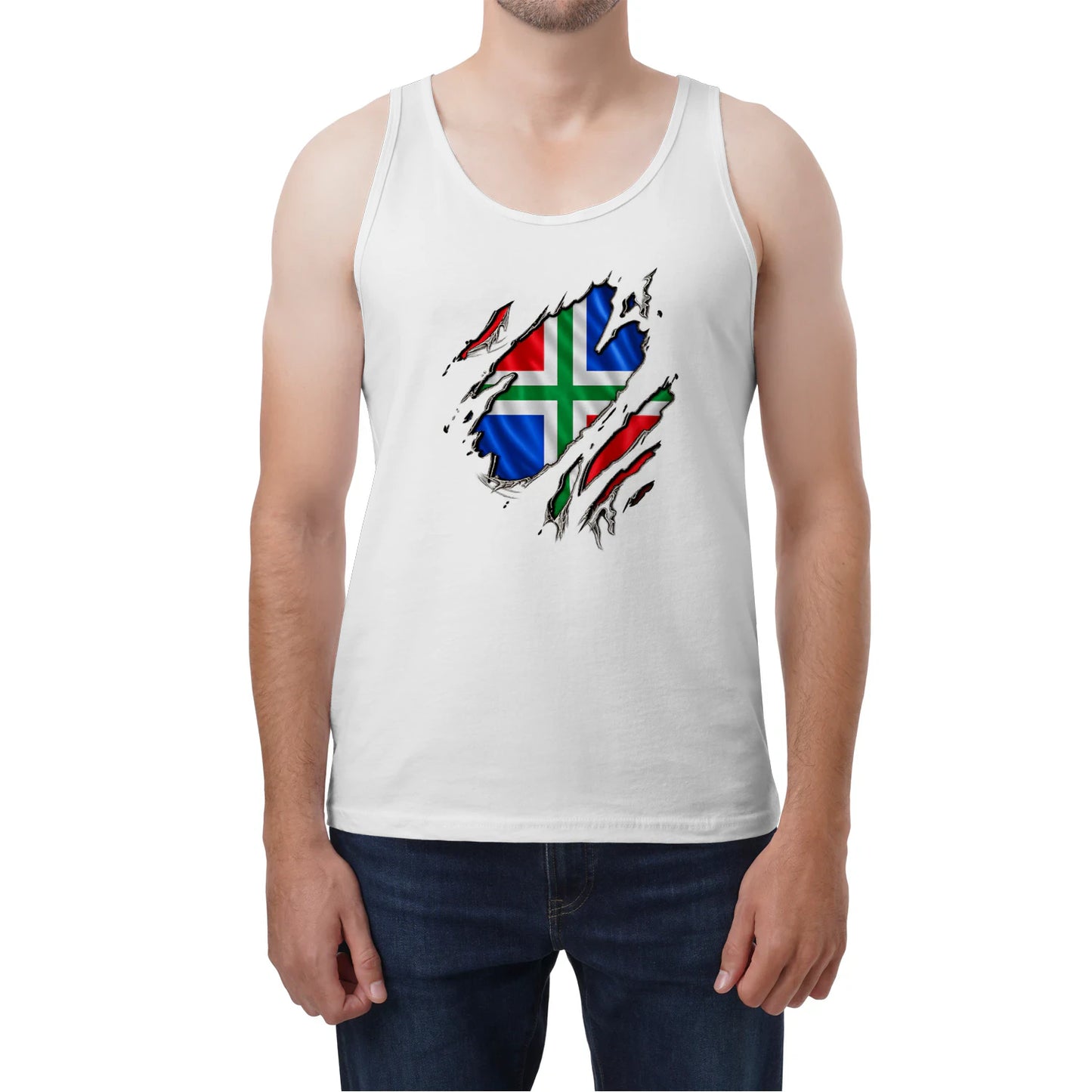 Male Model style, viewing the front side.