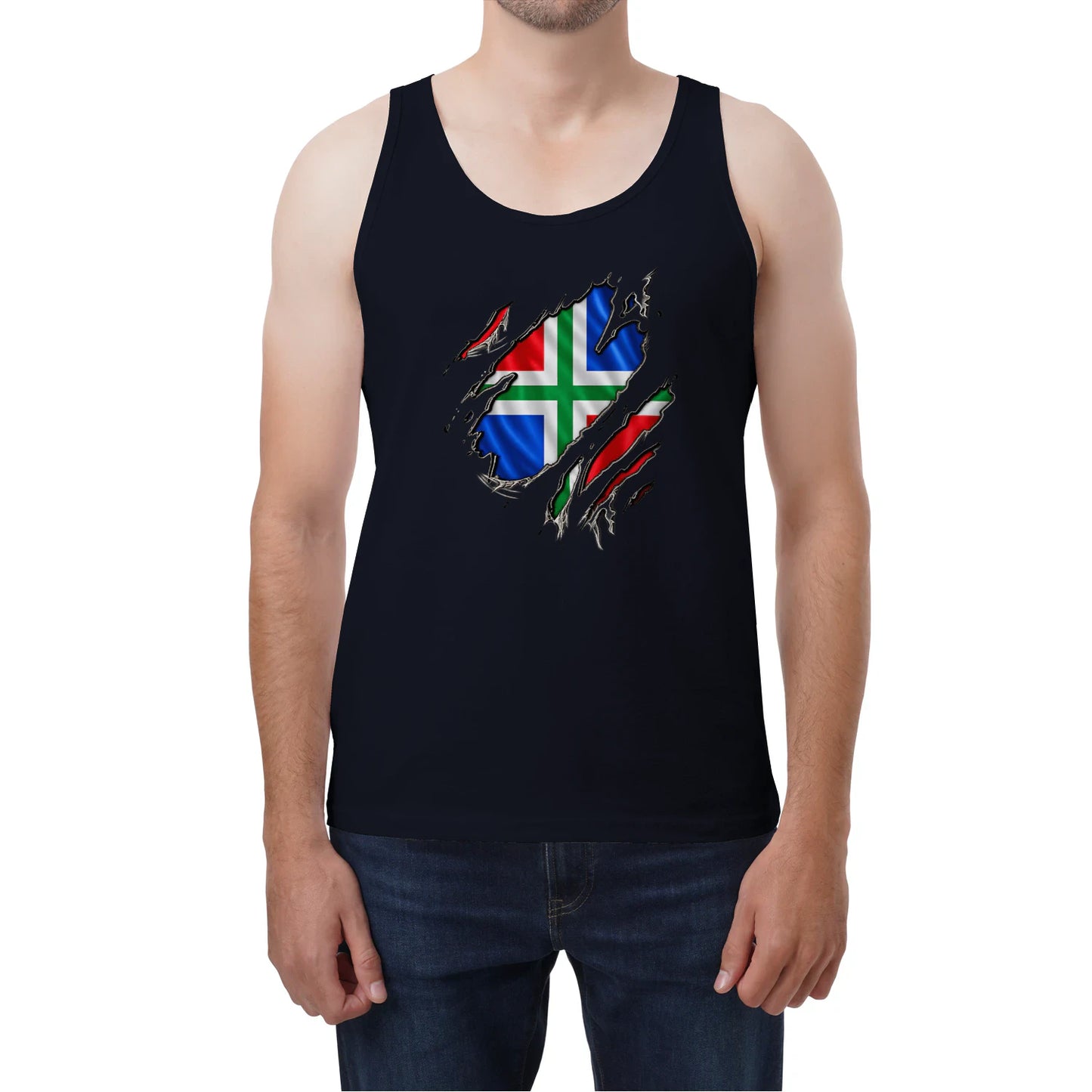 Male Model style, viewing the front side.
