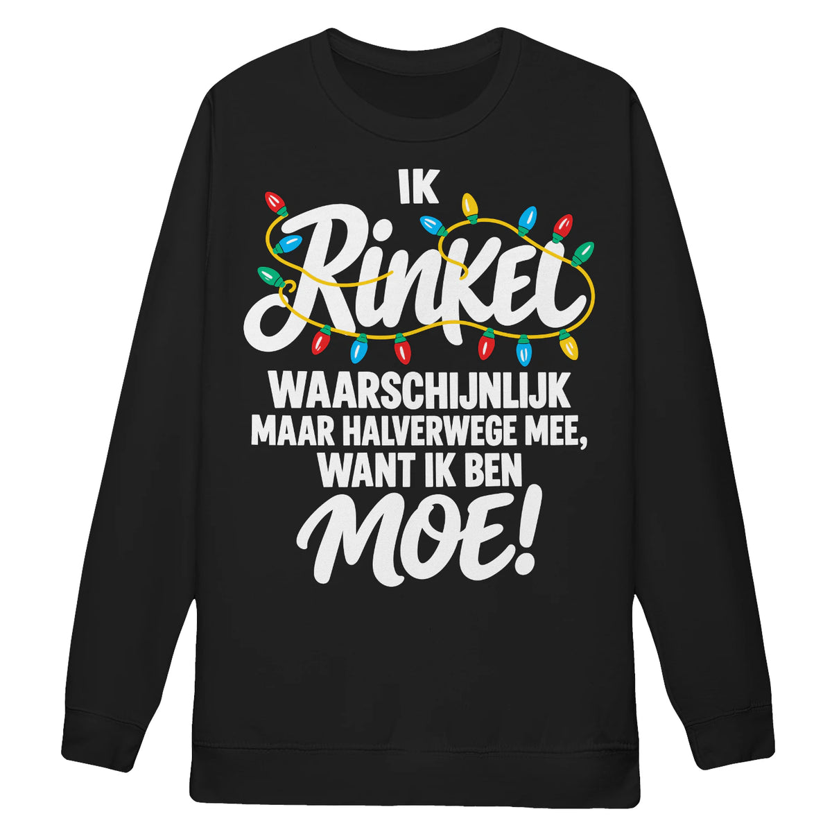 Lying flat, viewing the front side.