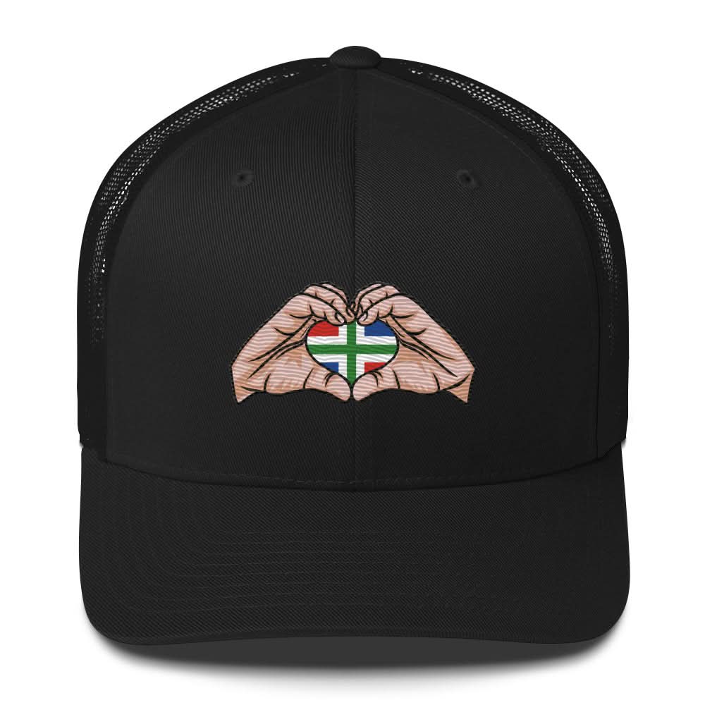 Truckerpet Met Borduurwerk (Groningen Love)