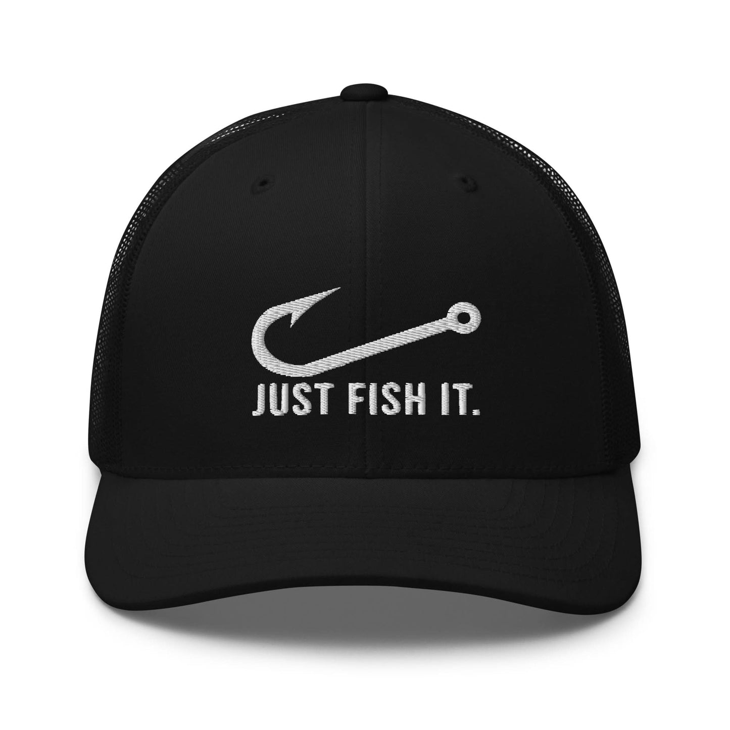 Truckerpet Geborduurd (Just fish it)
