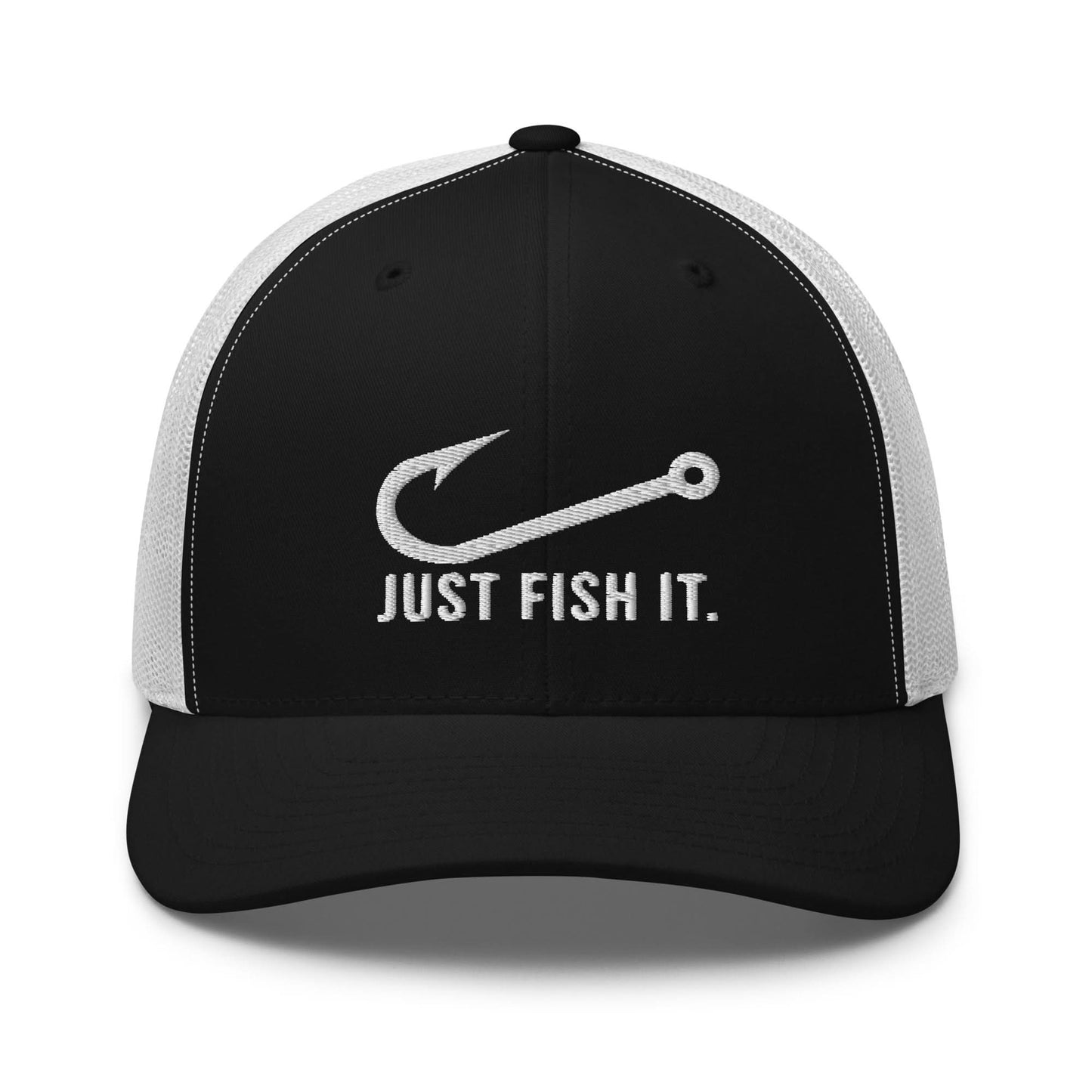 Truckerpet Geborduurd (Just fish it)
