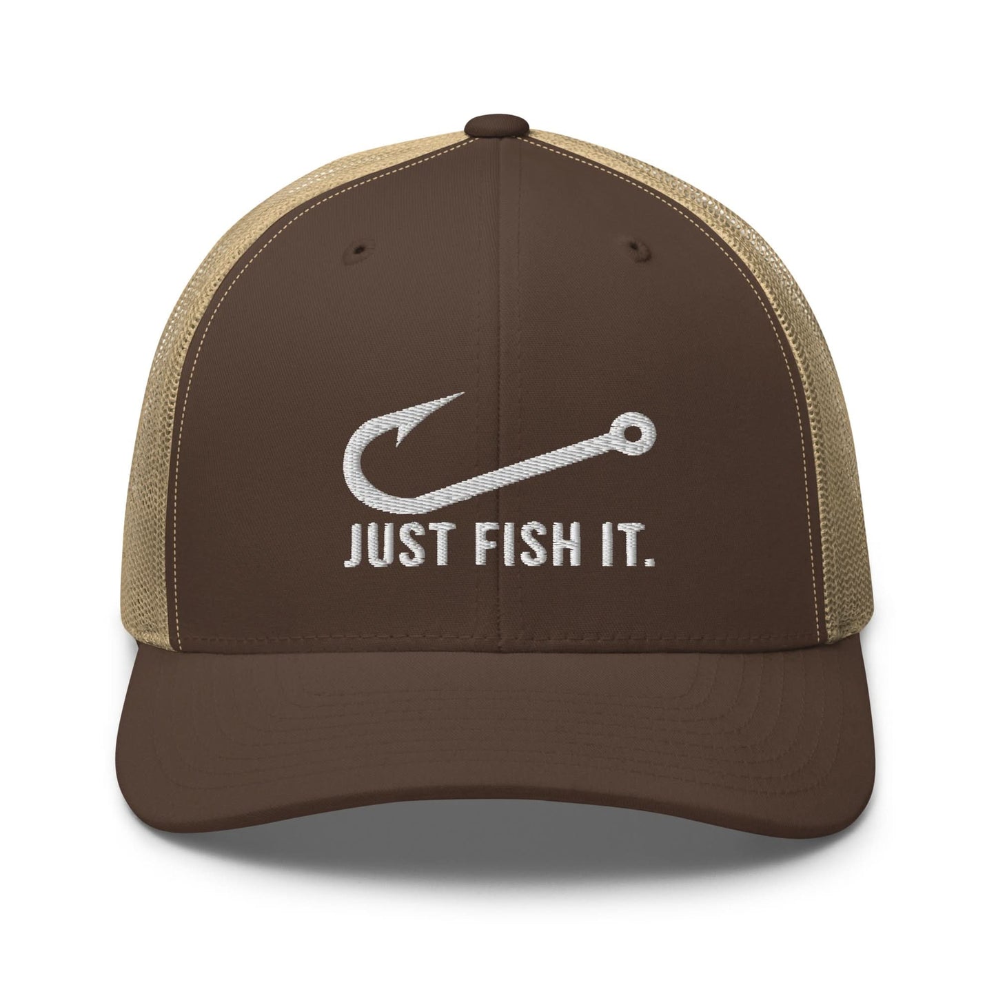 Truckerpet Geborduurd (Just fish it)