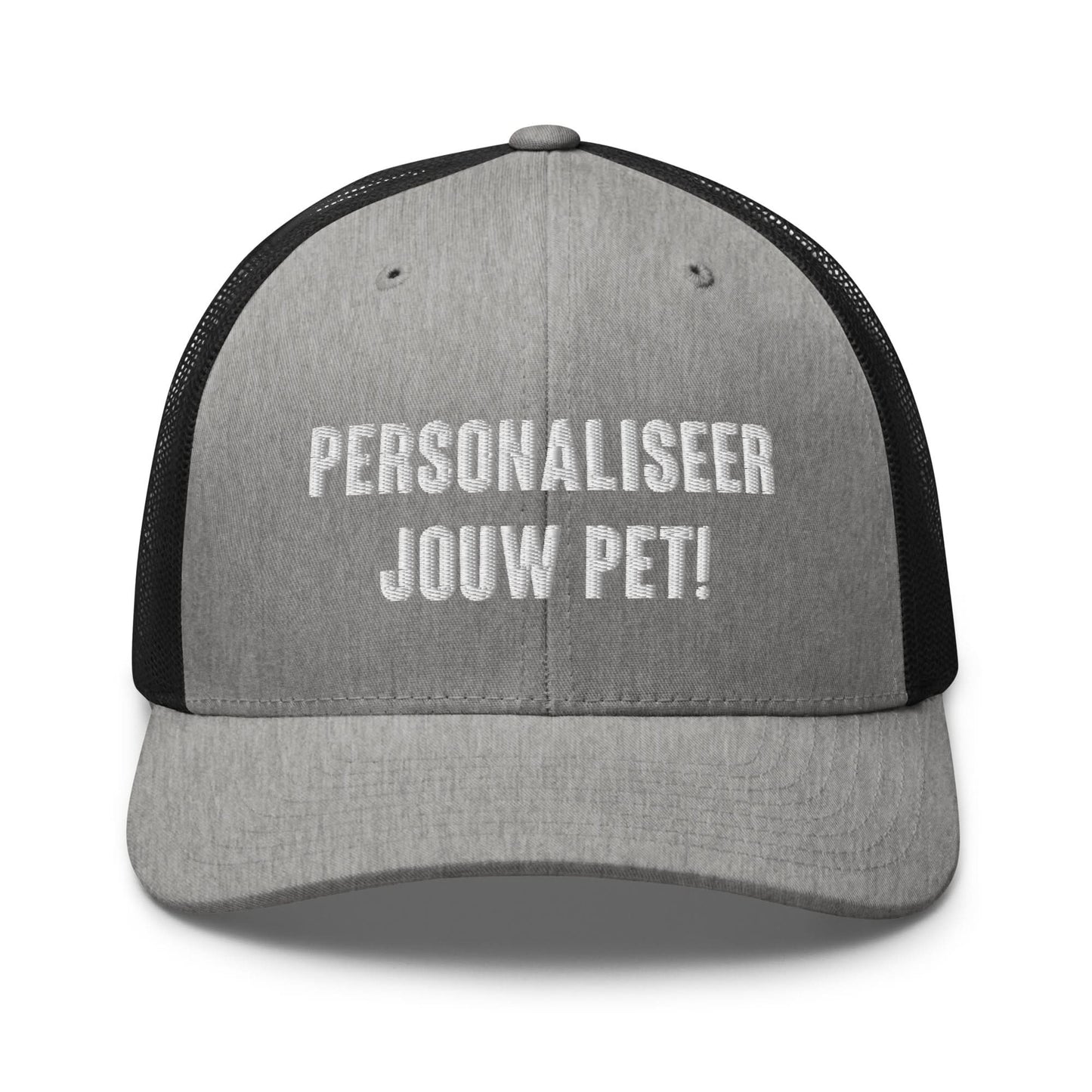 Geborduurde Truckerpet (Personaliseer jouw eigen pet! Vul een tekst in)