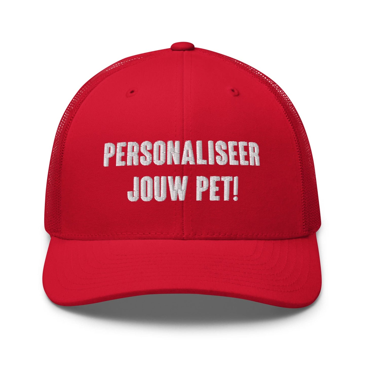 Geborduurde Truckerpet (Personaliseer jouw eigen pet! Vul een tekst in)