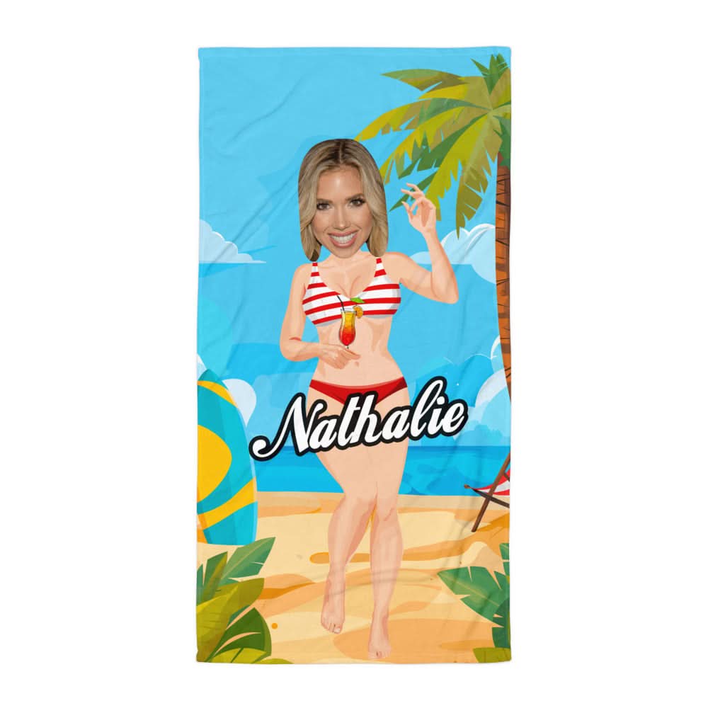 (Gepersonaliseerde Handdoek- Summer vibe)