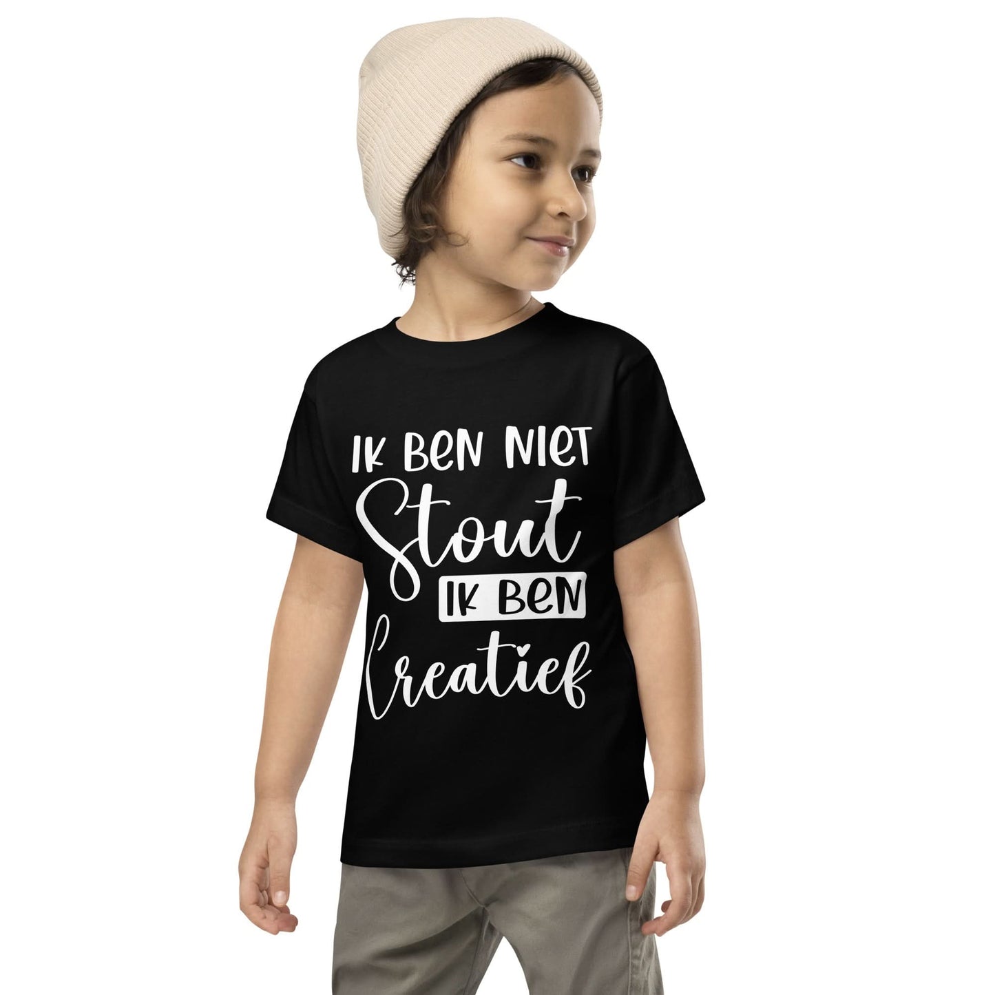 Peuter T-shirts (Ik Ben Niet Stout, Creatief!)