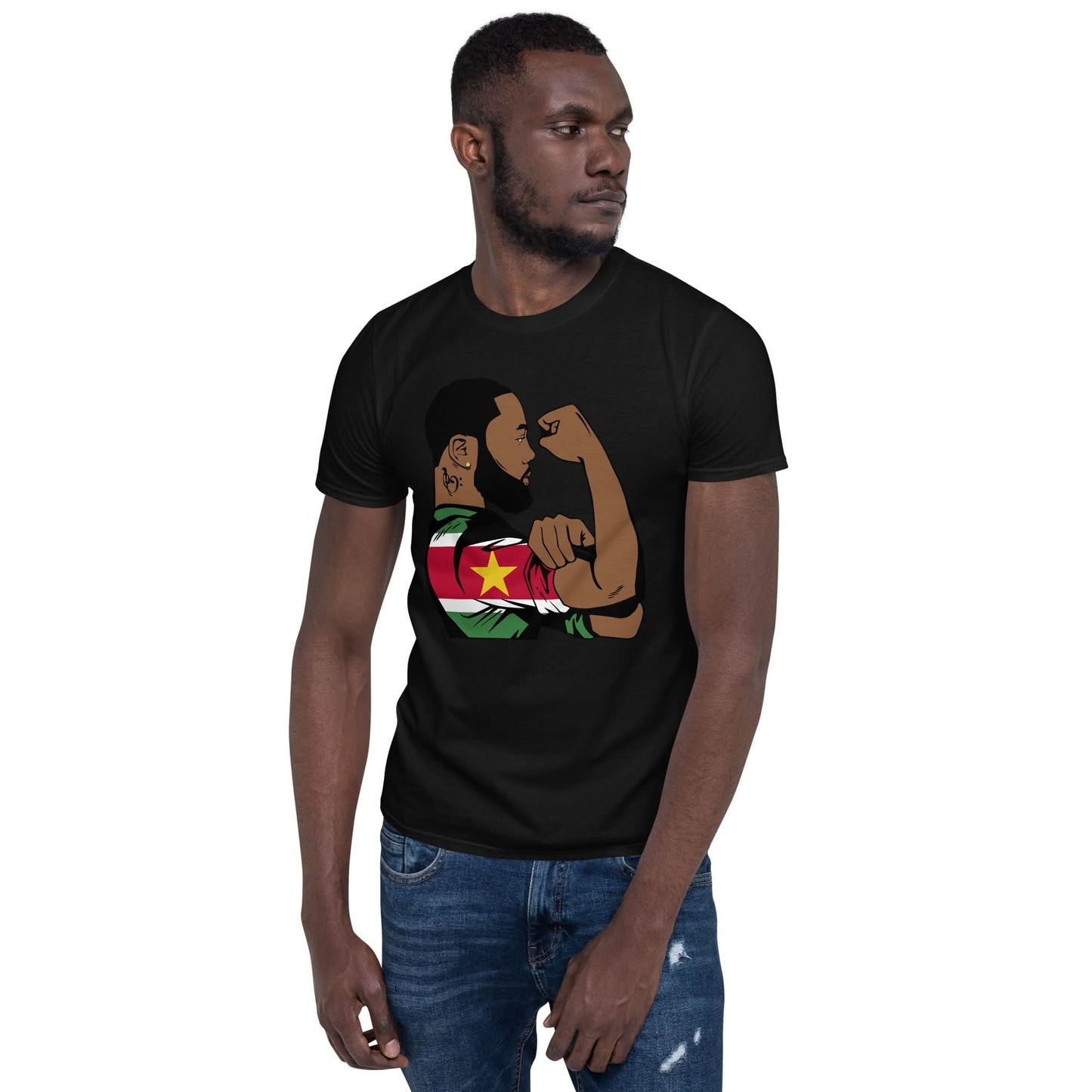 Unisex T-shirt (strongman - Suriname)