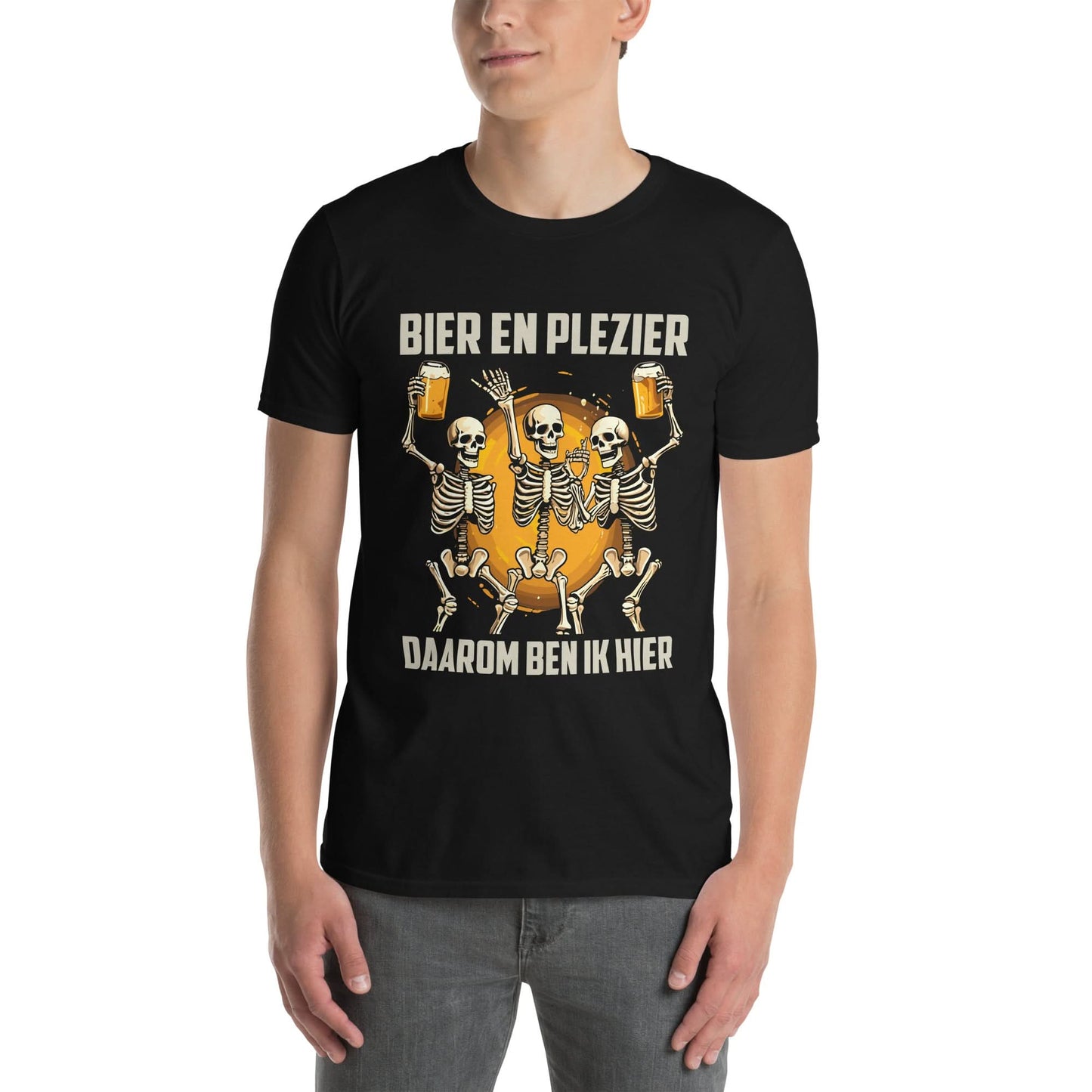 Unisex T-shirt (BIER EN PLEZIER)