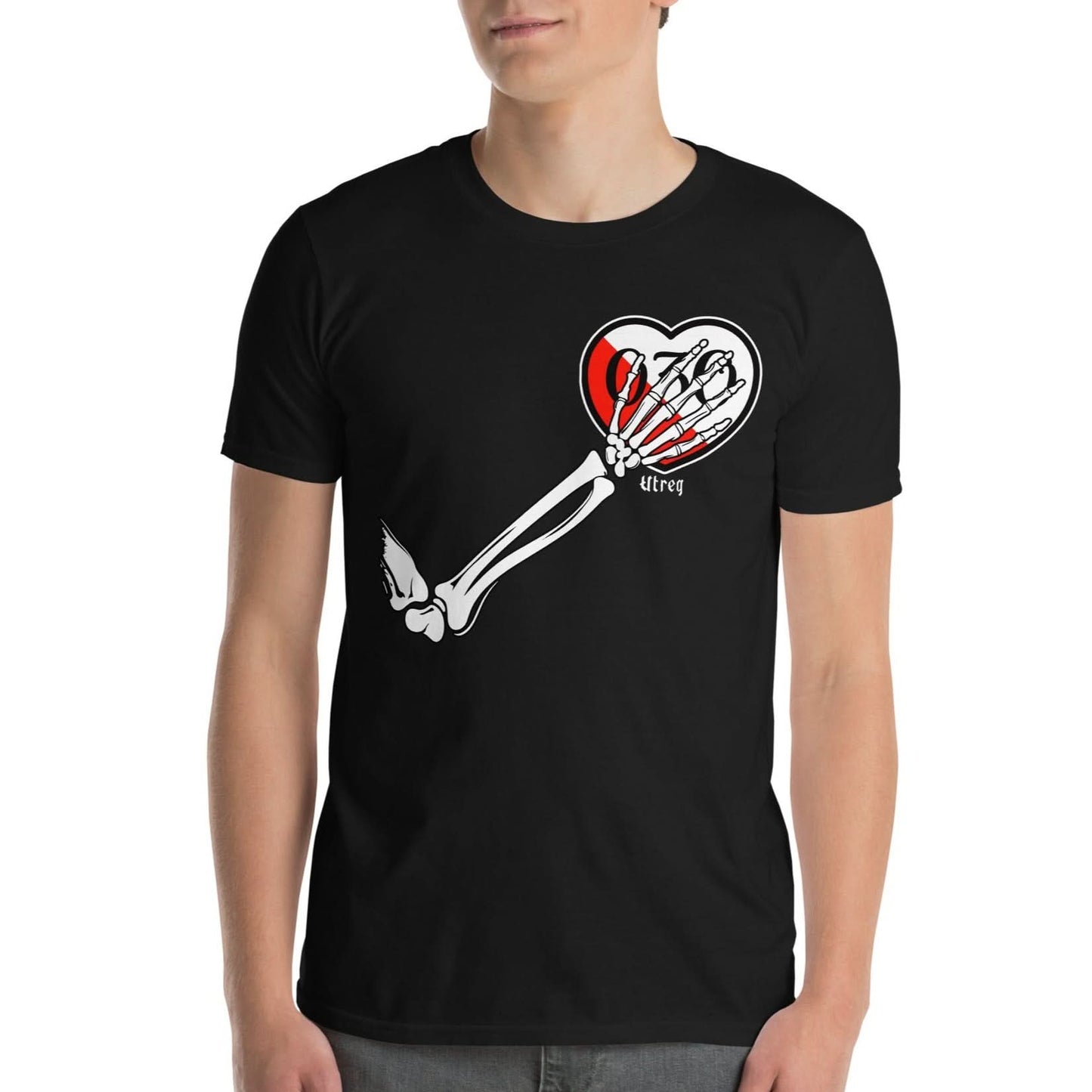 Unisx T-shirt (Utreg in hart, till I die)