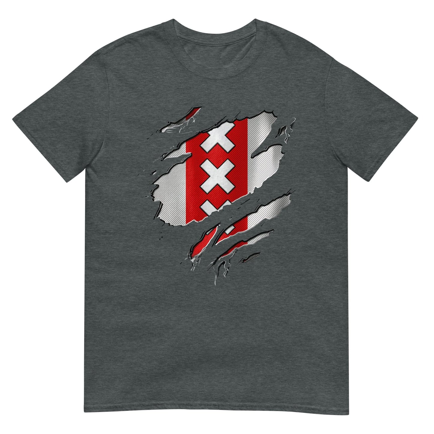 Unisex T-shirt (Ajacied flag) Amsterdam
