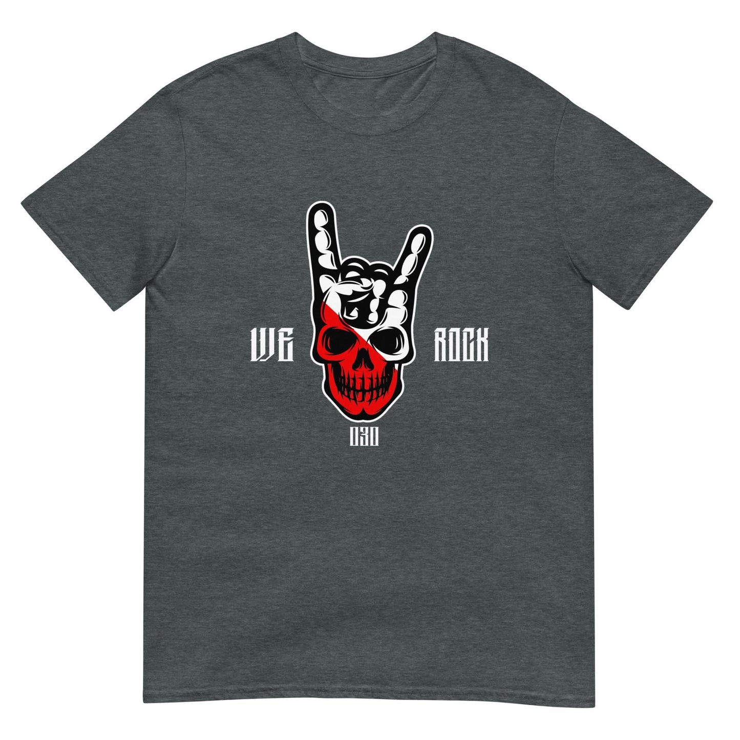 Unisex T-shirt ( Utreg skull- We Rock)
