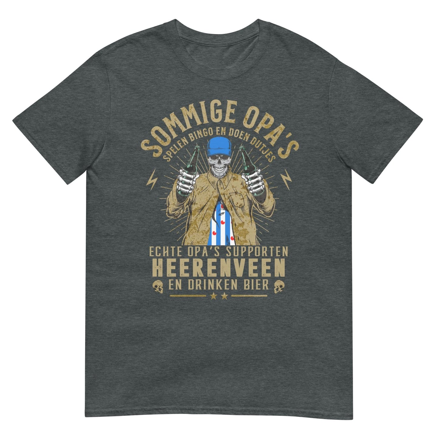 Unisex T-shirt (Echte opa's supporten heerenveen)