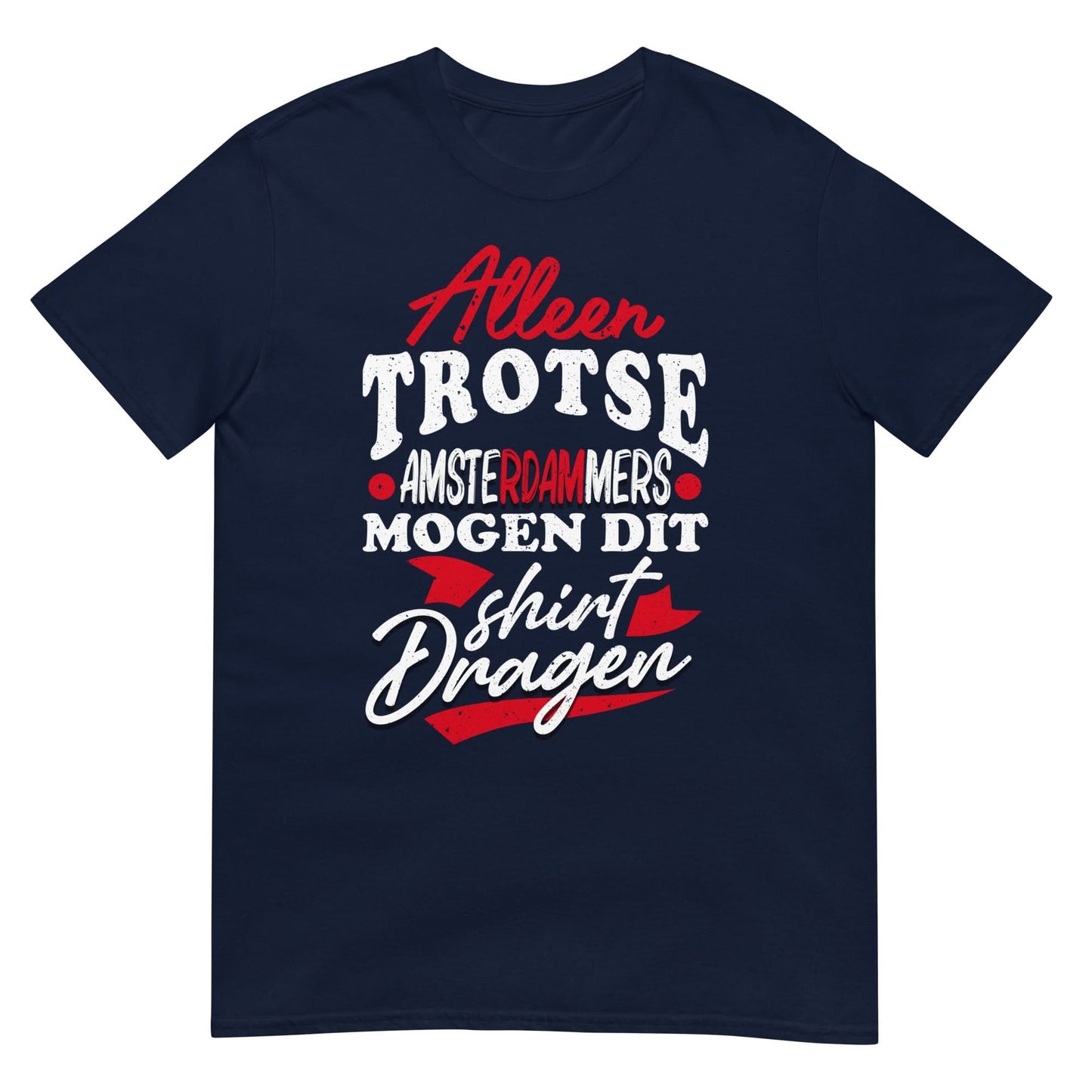 Unisex T-shirt (trotse Amsterdammer)