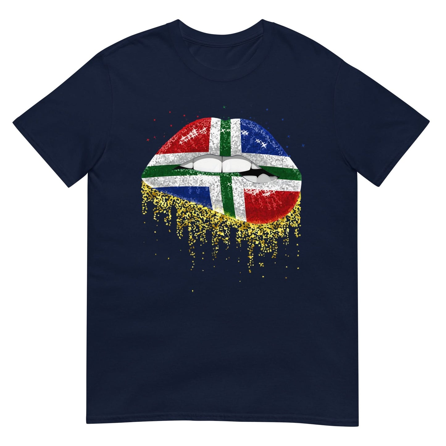 Unisex T-shirt (Groningen Flag Lips)