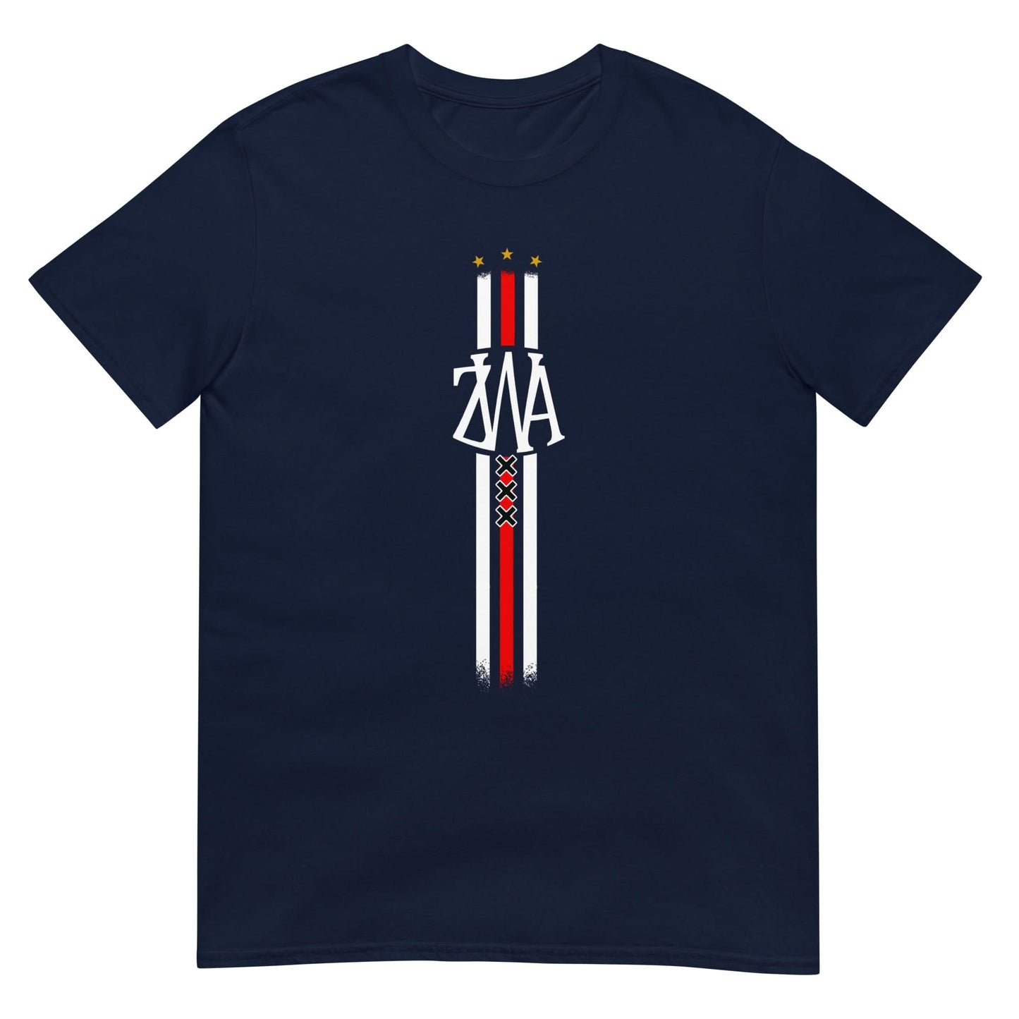 Unisex T-shirt (Ajaciedvlag ZWA) Amsterdam