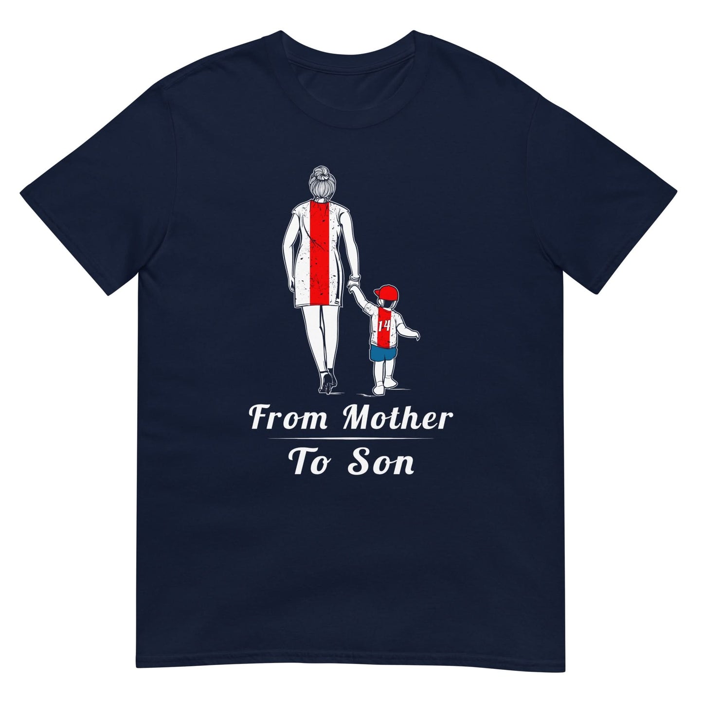 Unisex T-shirt (Ajacied- Van moeder op zoon) Amsterdam