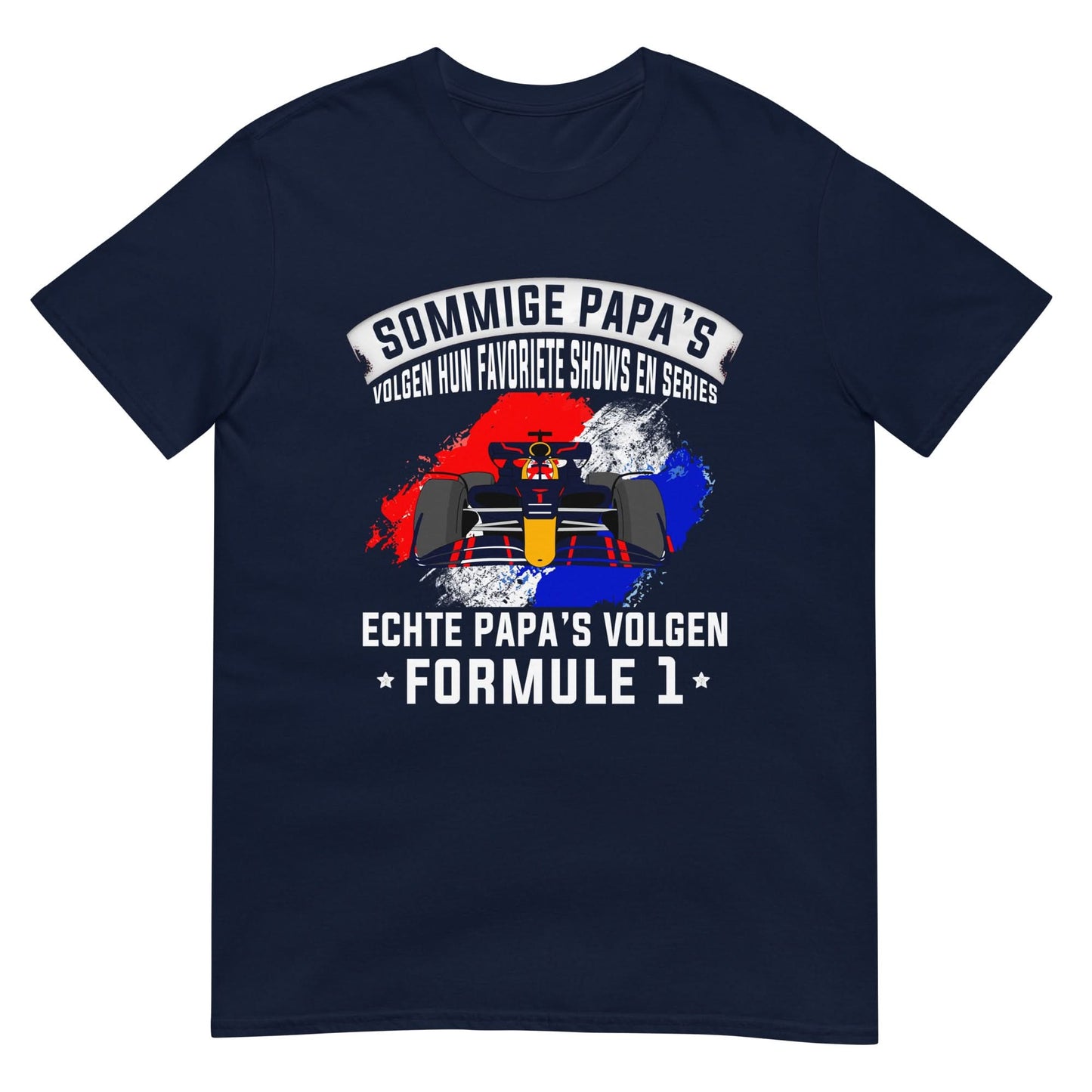 Unisex T-shirt (Echte Papa's volgen formula 1)