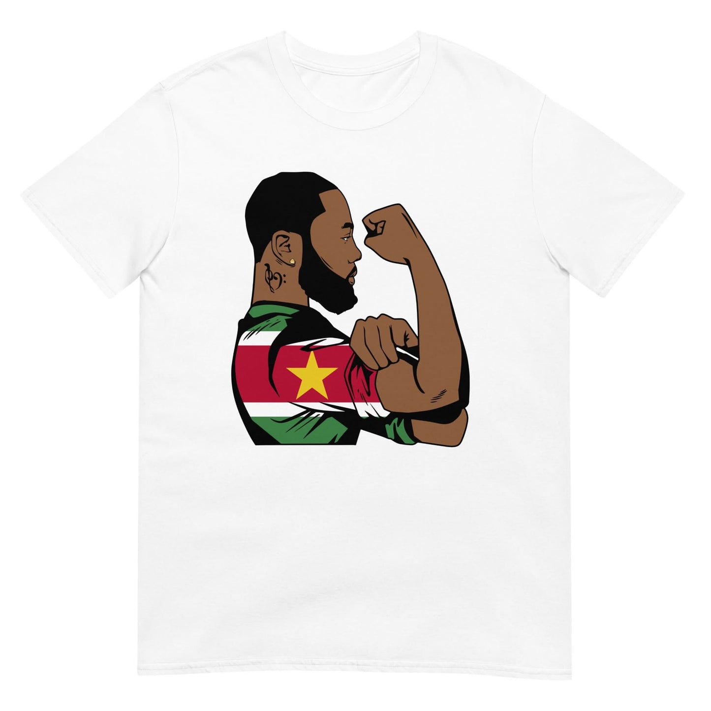 Unisex T-shirt (strongman - Suriname)