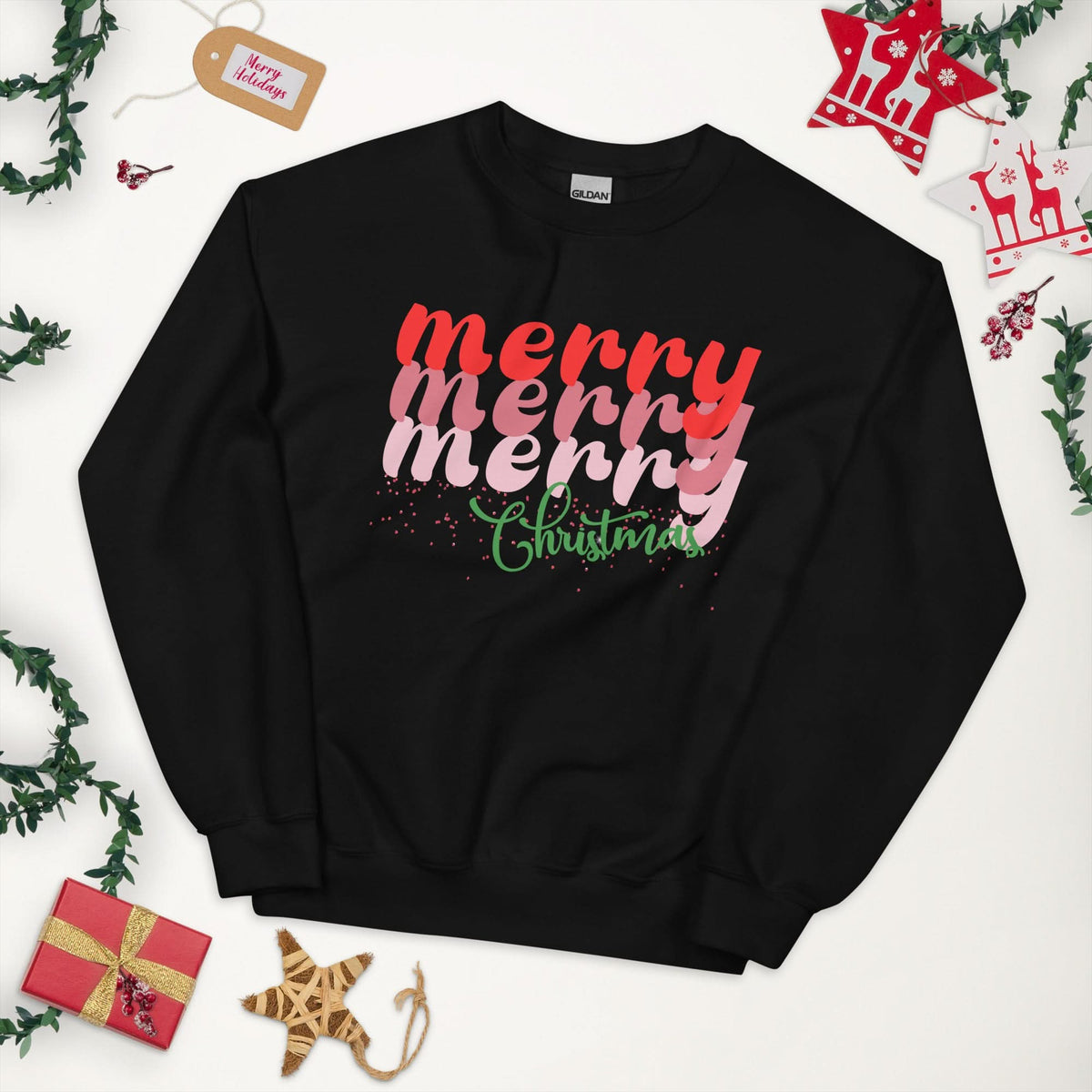 Unisex kertsttrui (MERRY XMAS)