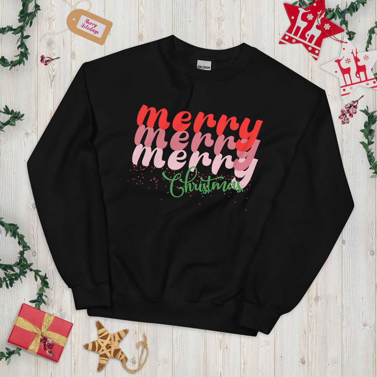 Unisex kertsttrui (MERRY XMAS)