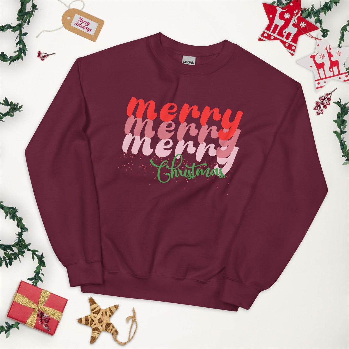 Unisex kertsttrui (MERRY XMAS)
