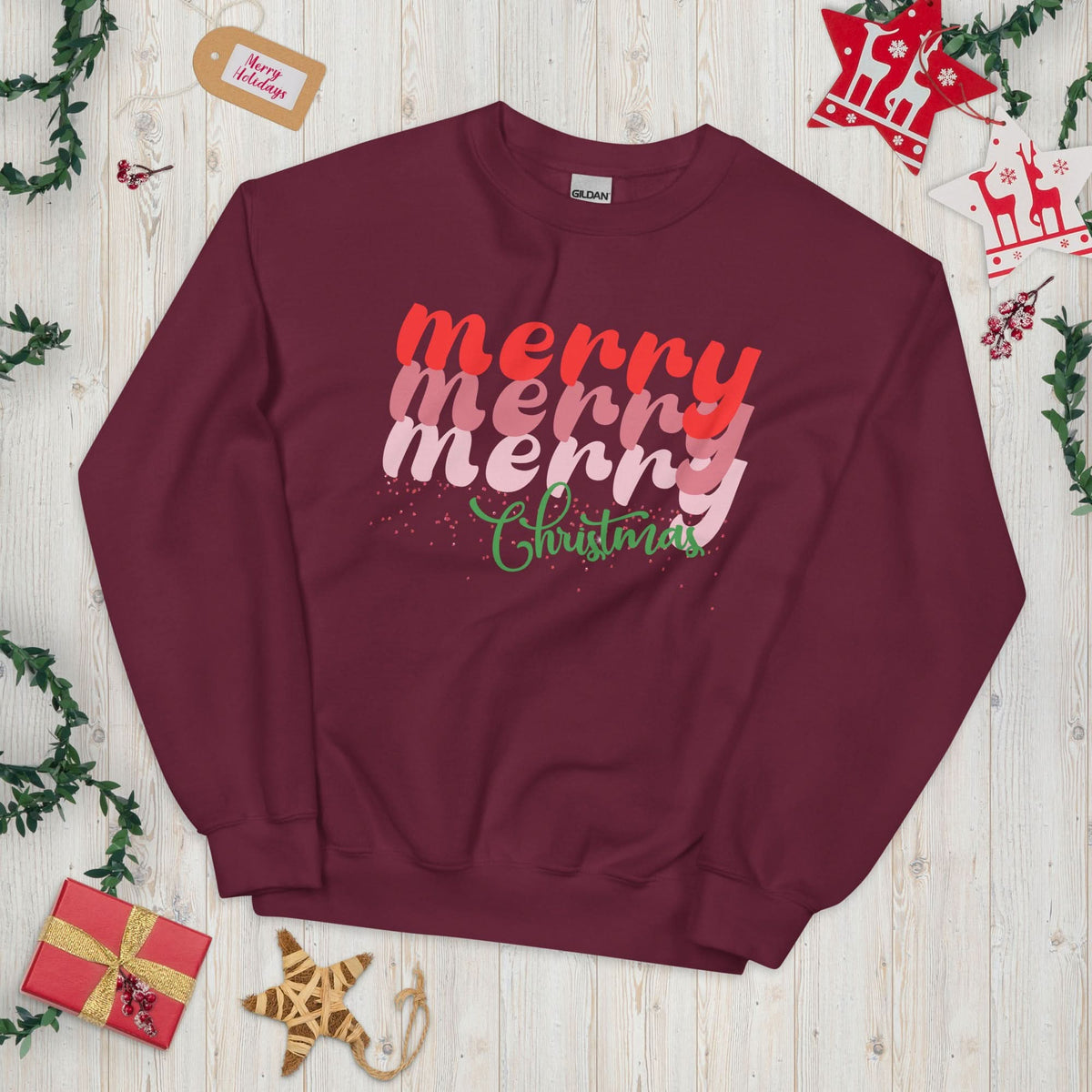 Unisex kertsttrui (MERRY XMAS)