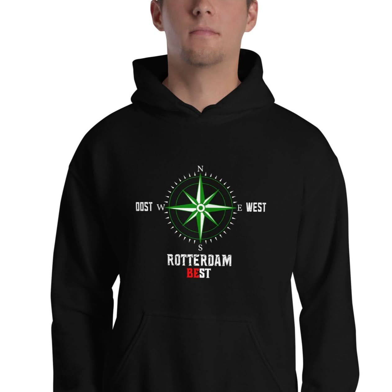Uniseks hoodie (Oost west Rotterdam best)