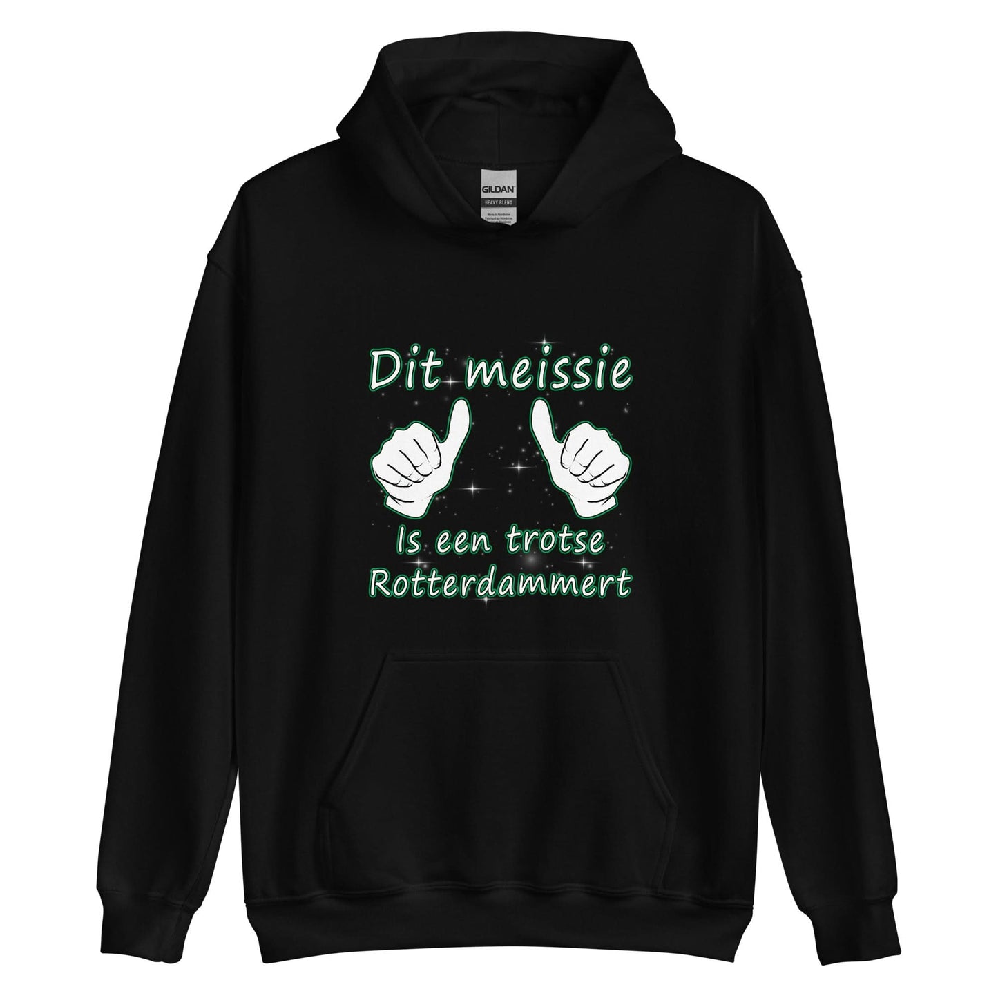Unisex hoodie (Dit meissie is een trotse Rotterdammert)