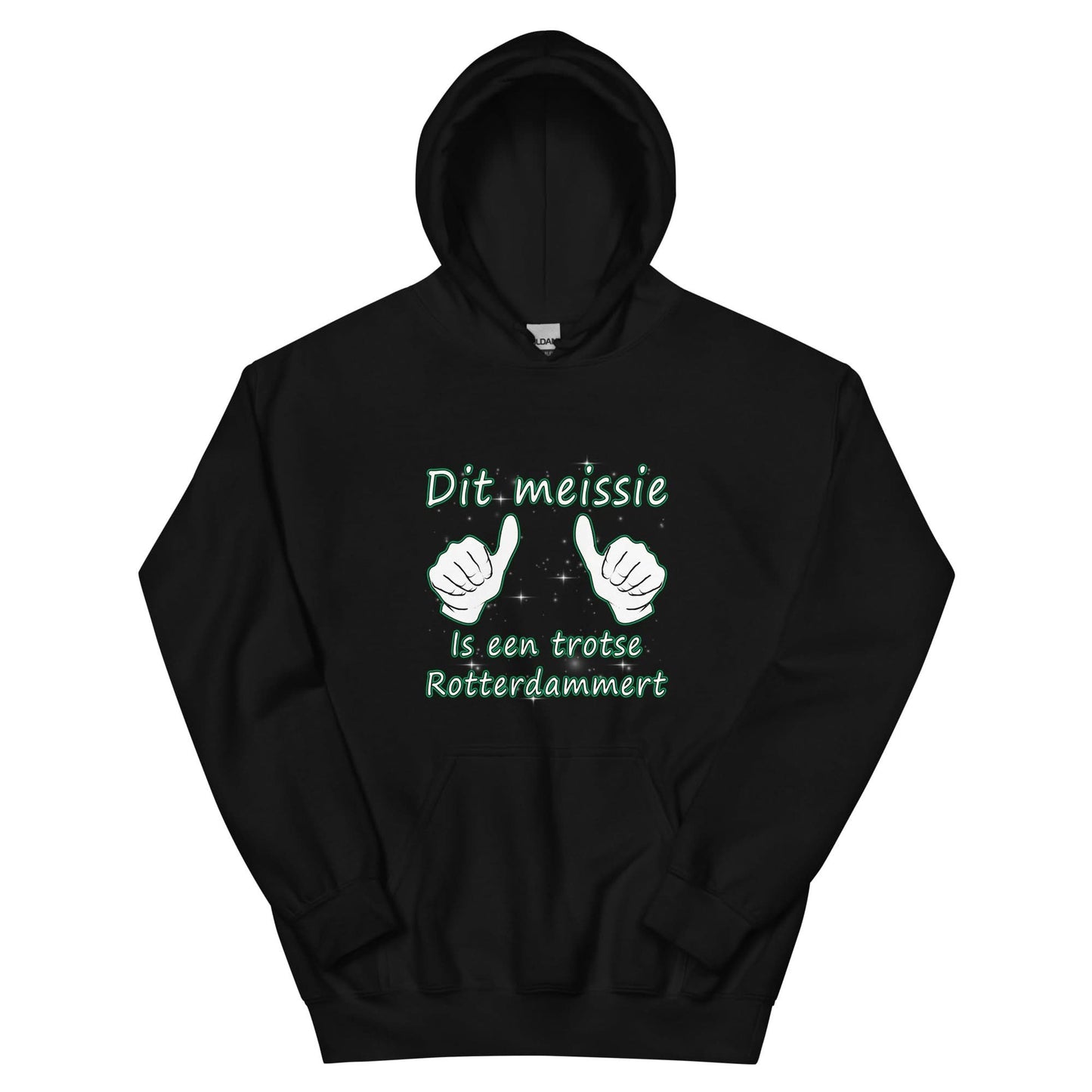 Unisex hoodie (Dit meissie is een trotse Rotterdammert)