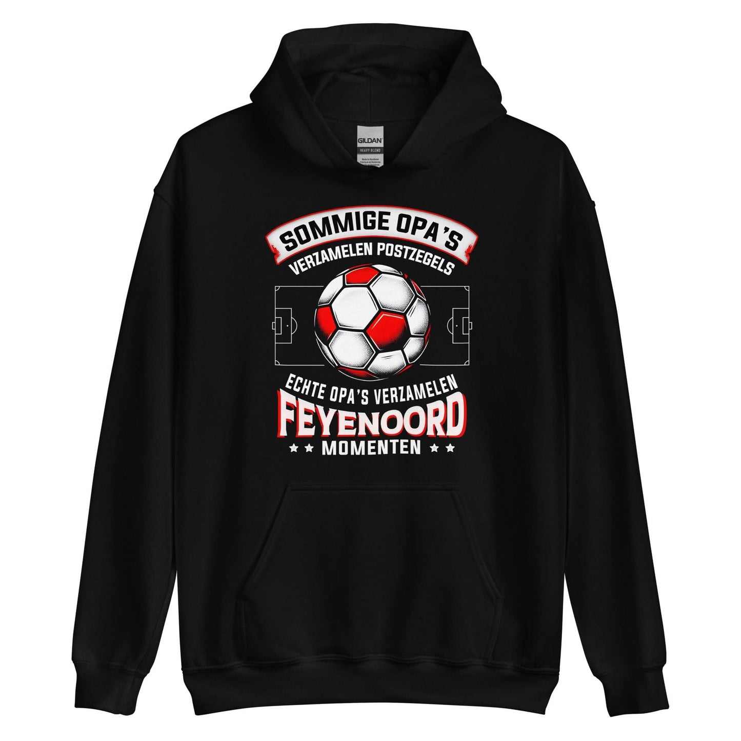 Unisex hoodie (Sommige opa's verzamelen postzegels..)