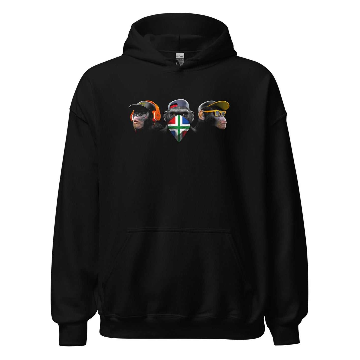 Unisex hoodie (Groningen Flag Horen Zien en Zwijgen)