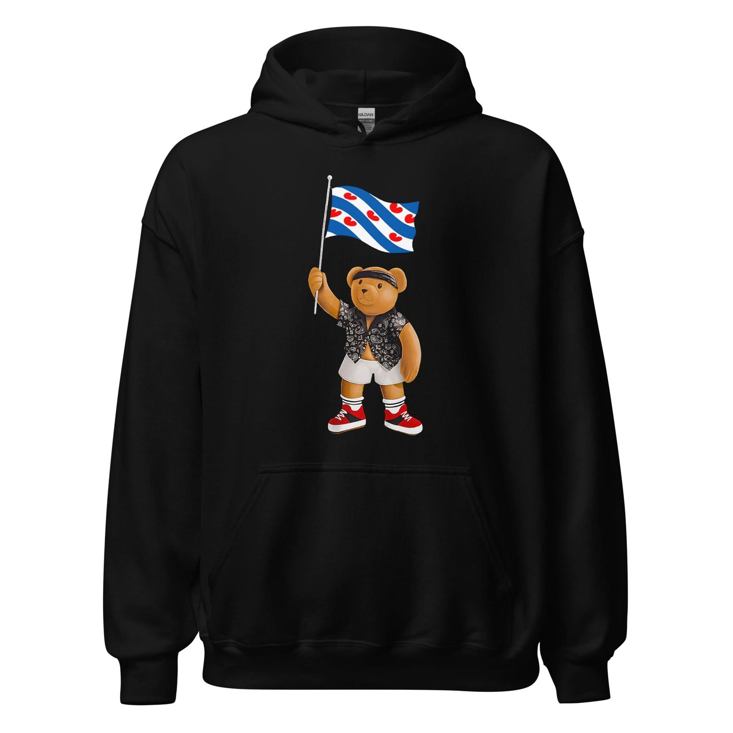 Unisex hoodie (Friesland Bear Vlag)