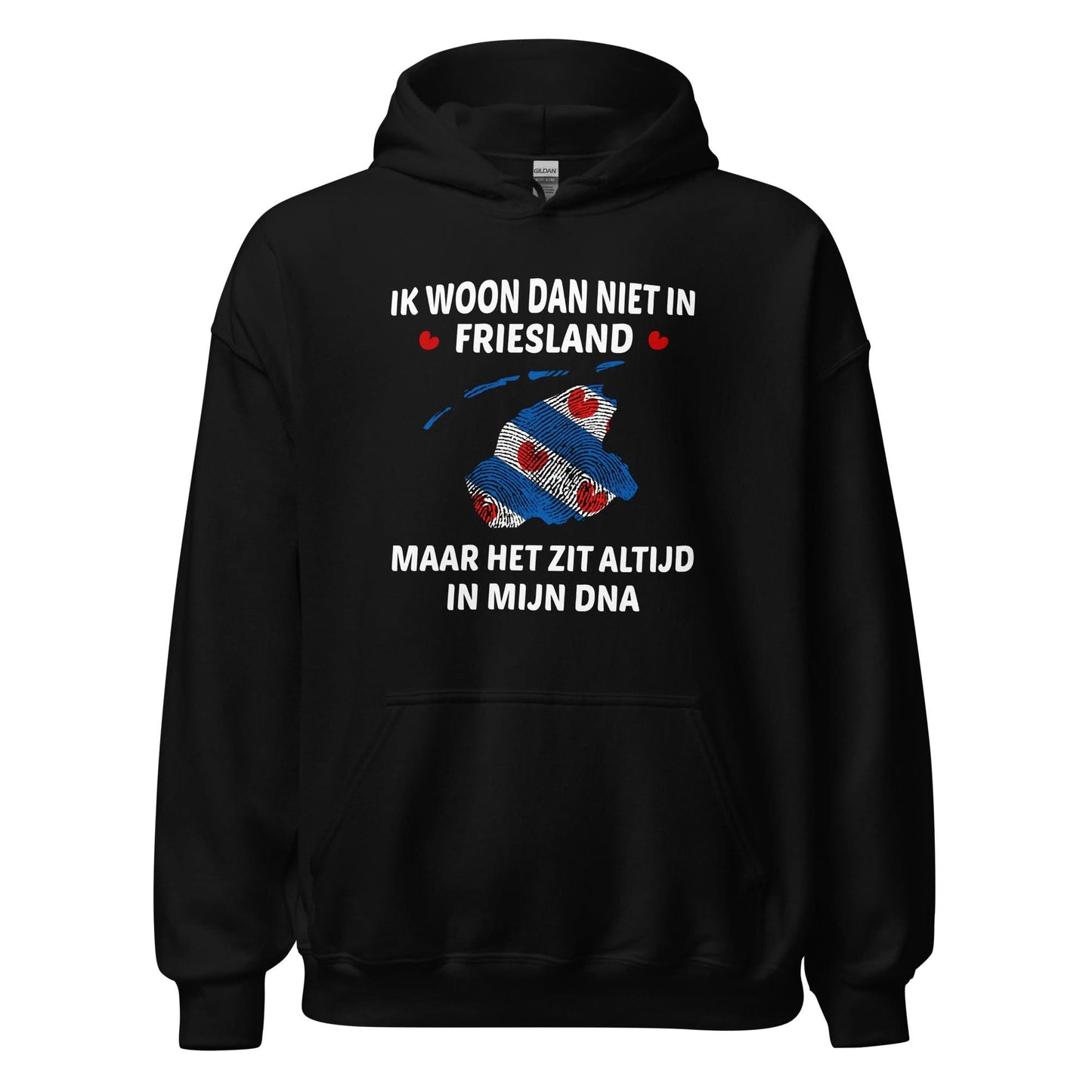 Unisex hoodie (Friesland ALTIJD IN MIJN DNA)