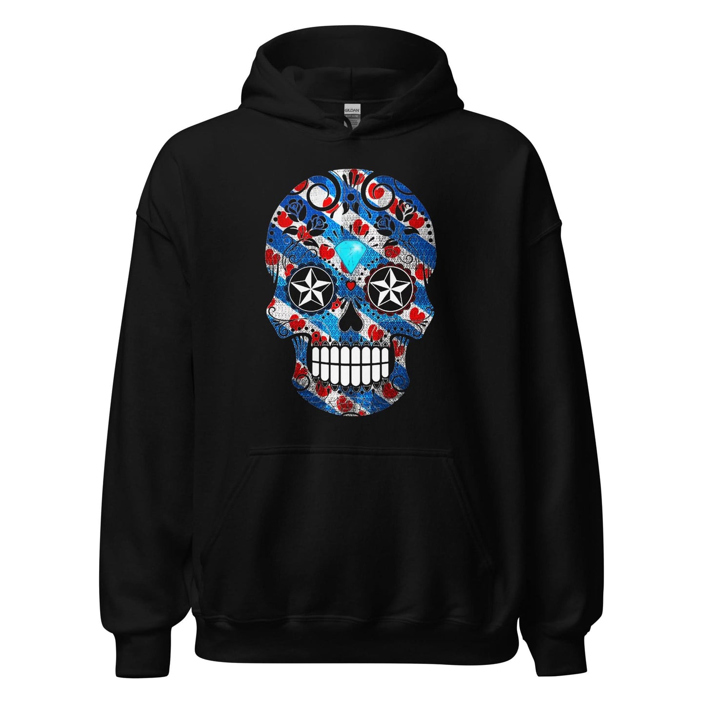 Unisex hoodie (Friesland Sugar Skull)