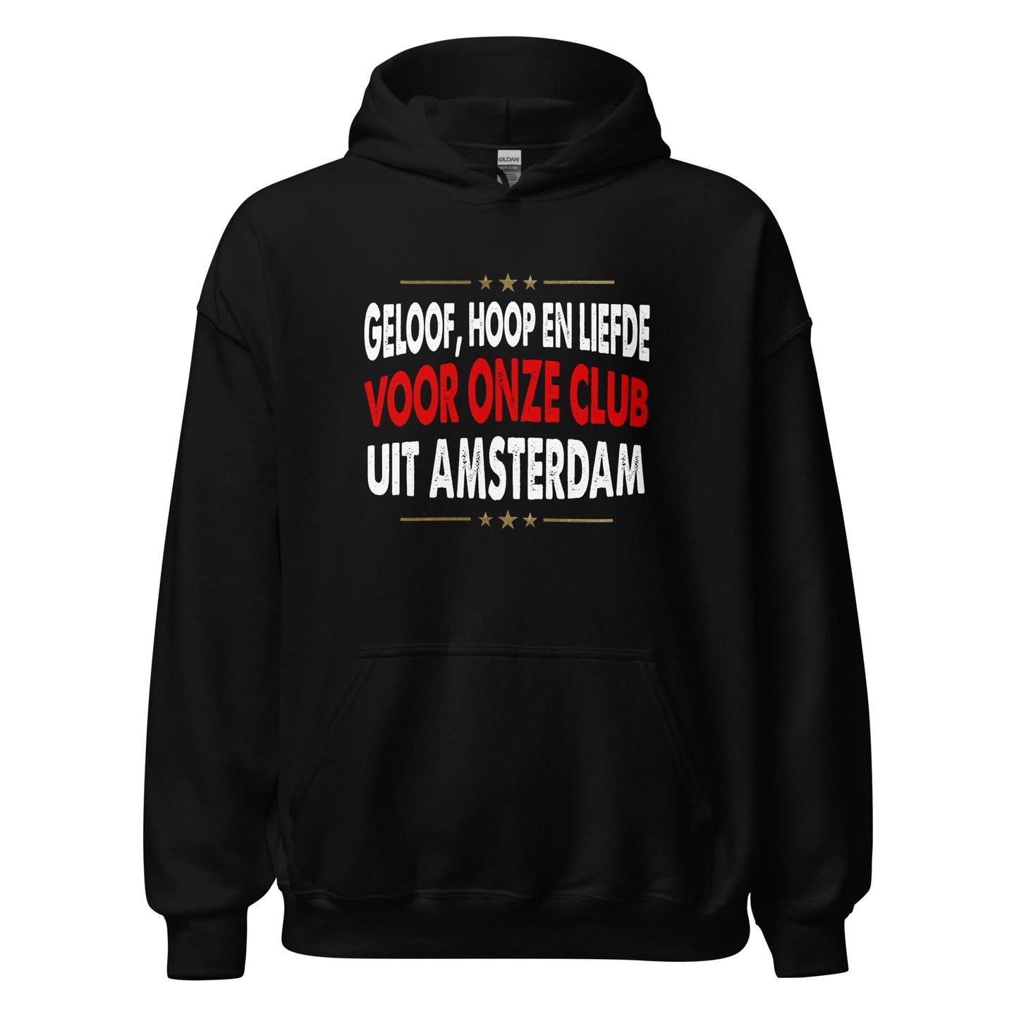 Unisex hoodie (Geloof, hoop en liefde...) Ajacied