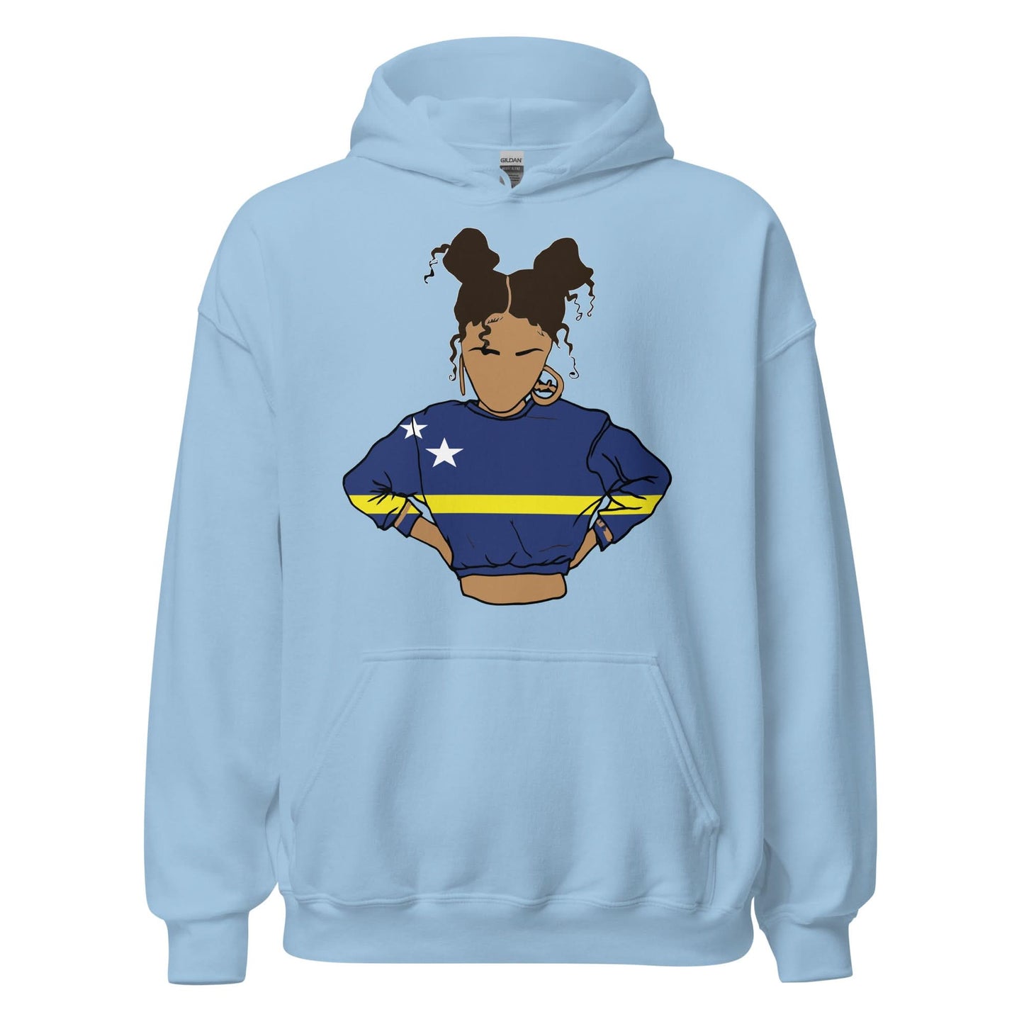 Unisex hoodie (strong woman- Cura)