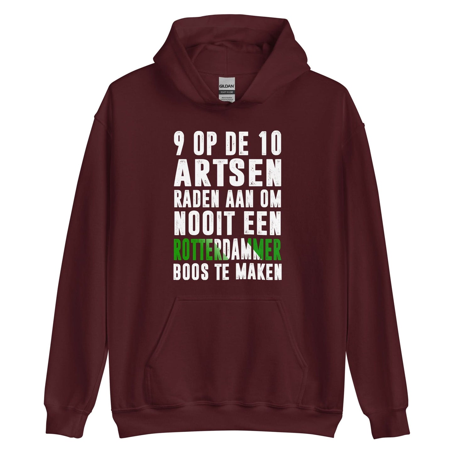 Unisex Hoodie (Maak nooit een rotterdammer boos)