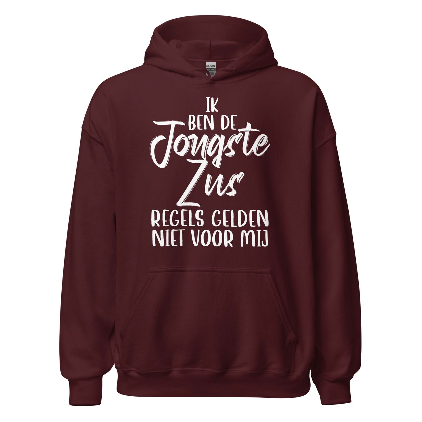 Unisex Hoodie ( Jongste zus)