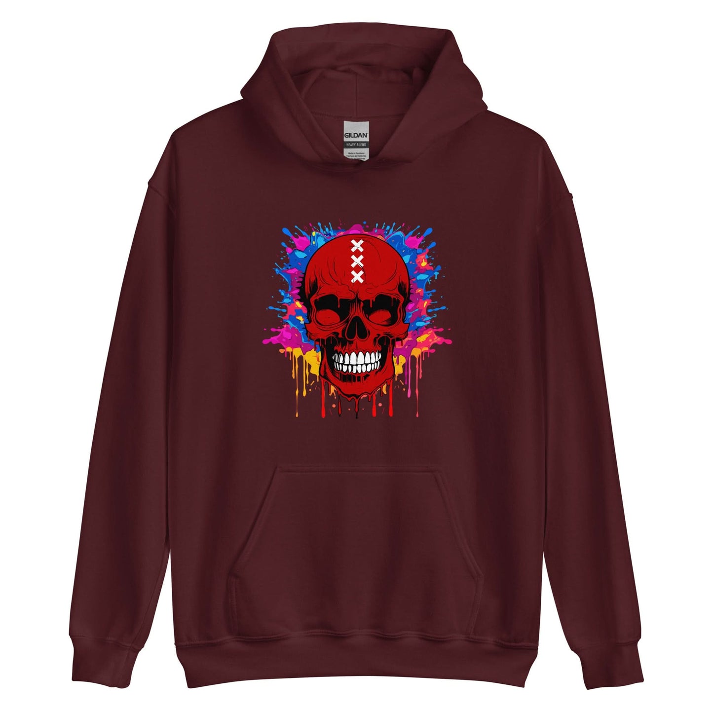 Unisex hoodie (Amsterdam Skull Art)