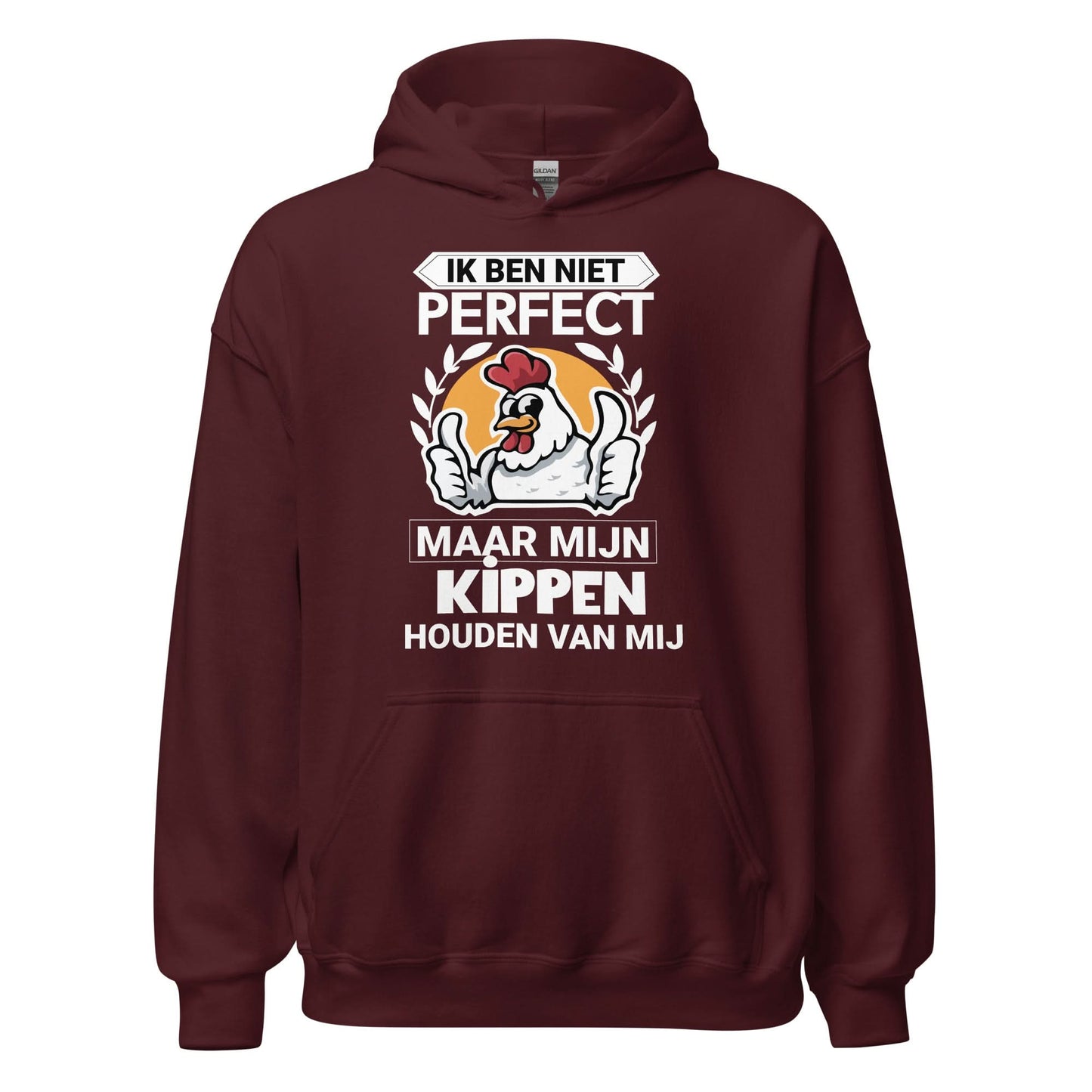 Unisex hoodie (kippen houden van mij)
