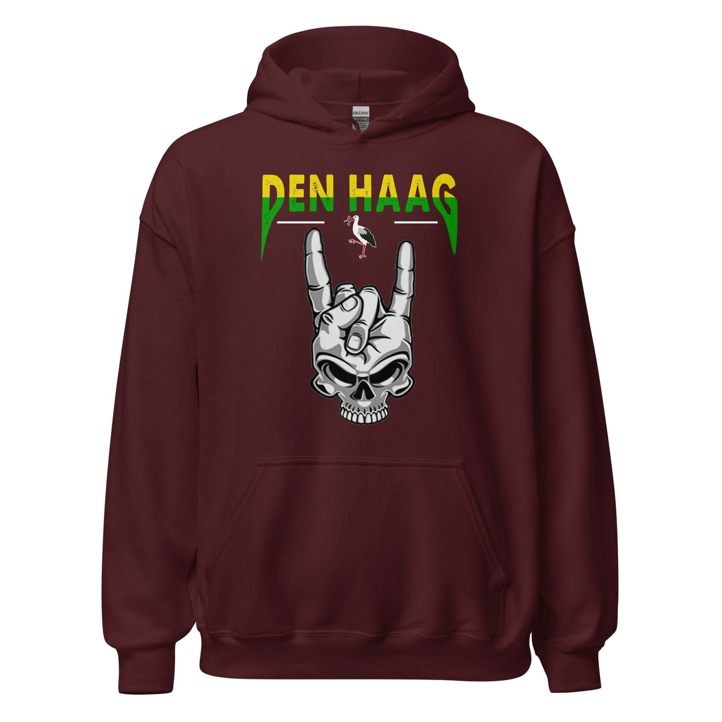 Unisex hoodie (Den Haag Rotsen)