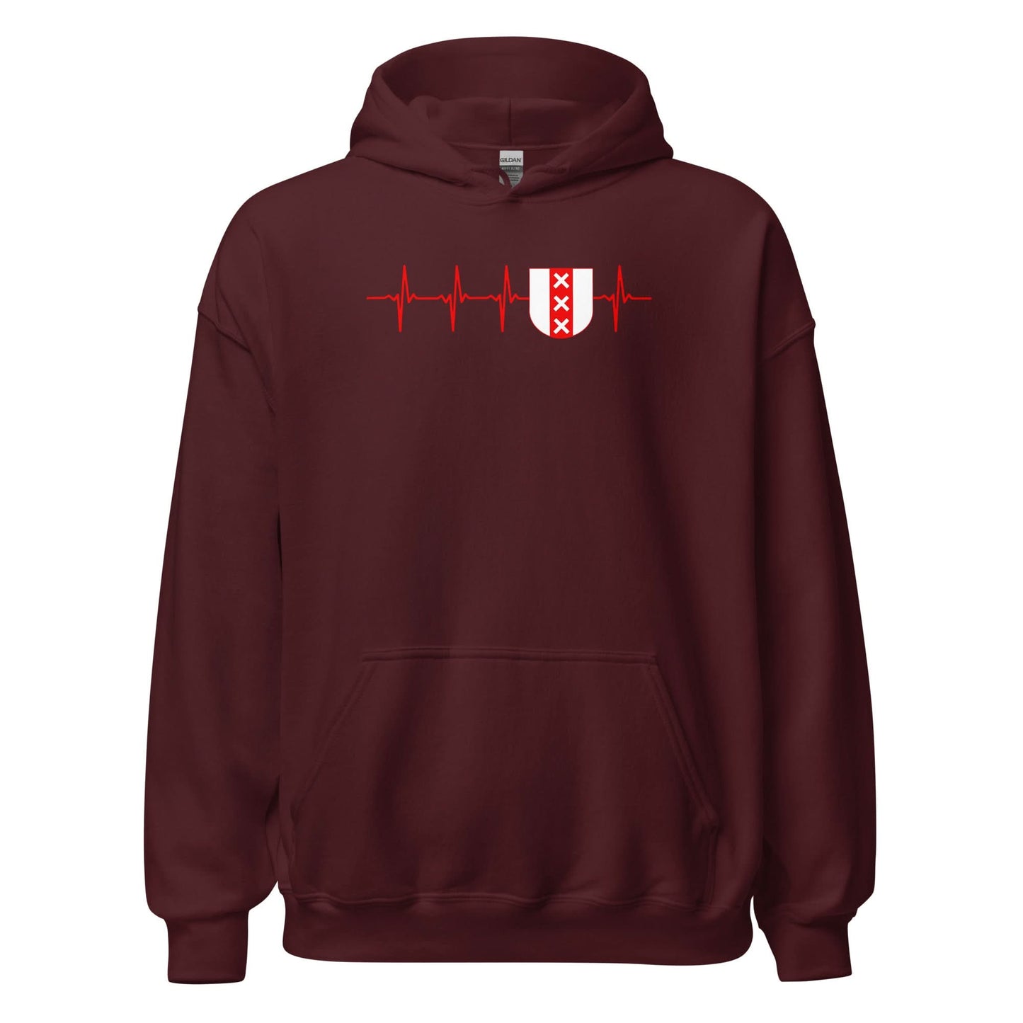 Unisex hoodie (Ajacied Hartslag)