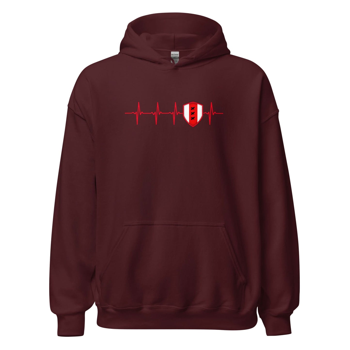Unisex hoodie (Ajacied Hartslag) Amsterdam