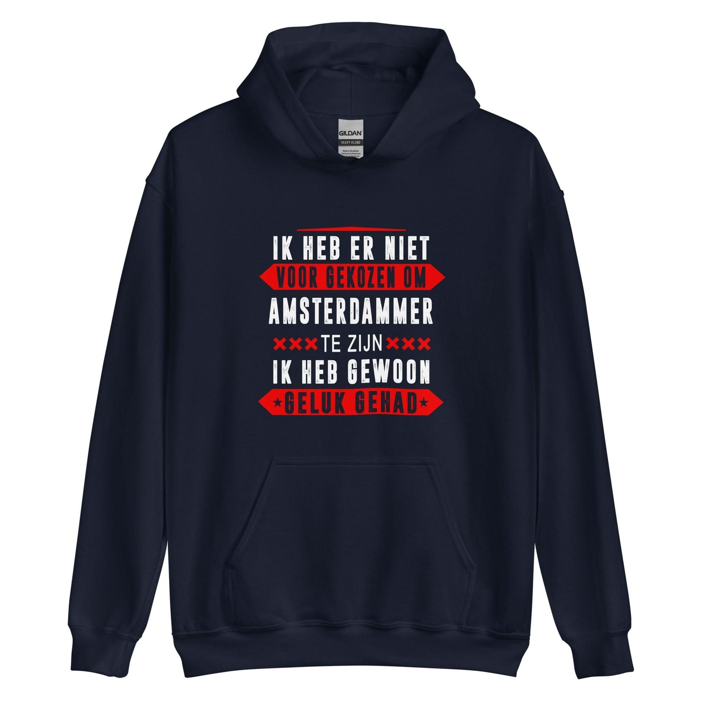 Unisex hoodie (Ik heb gewoon geluk gehad!)