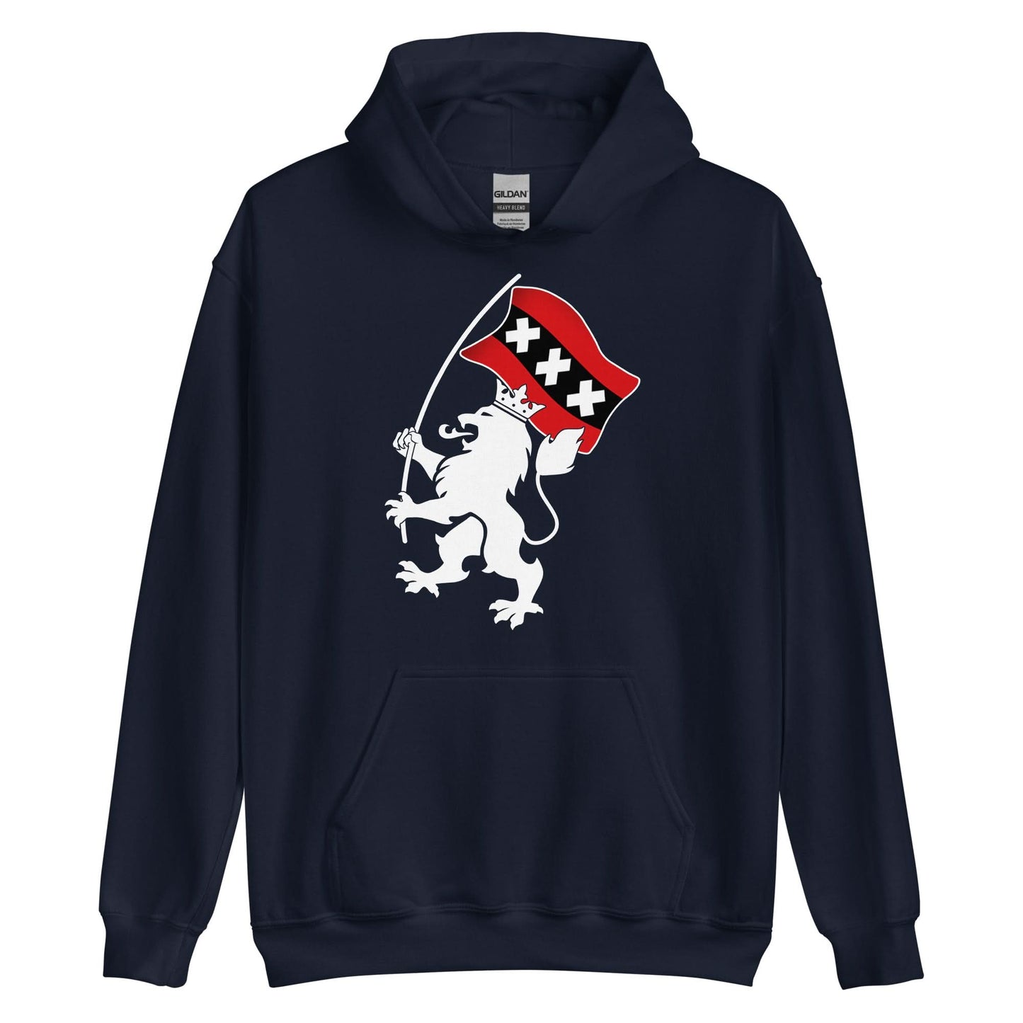 Unisex hoodie (Amsterdams leeuw)